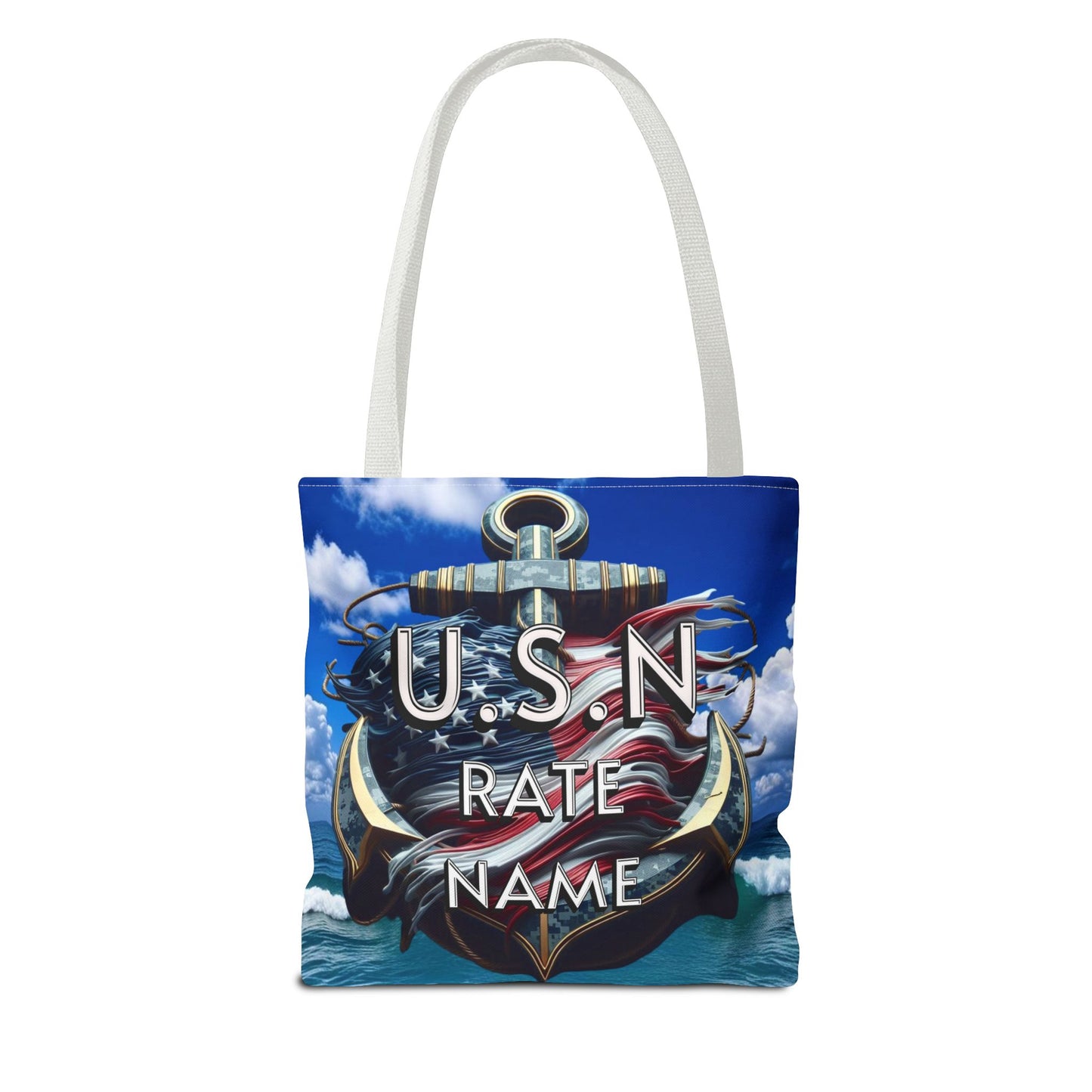 Navy Chief Tote Bag - Nautical Shoulder Bag, Beach Tote, Everyday Purse, Gifts for Navy Chief, Sailor Tote - Nineteen 29 Kustom