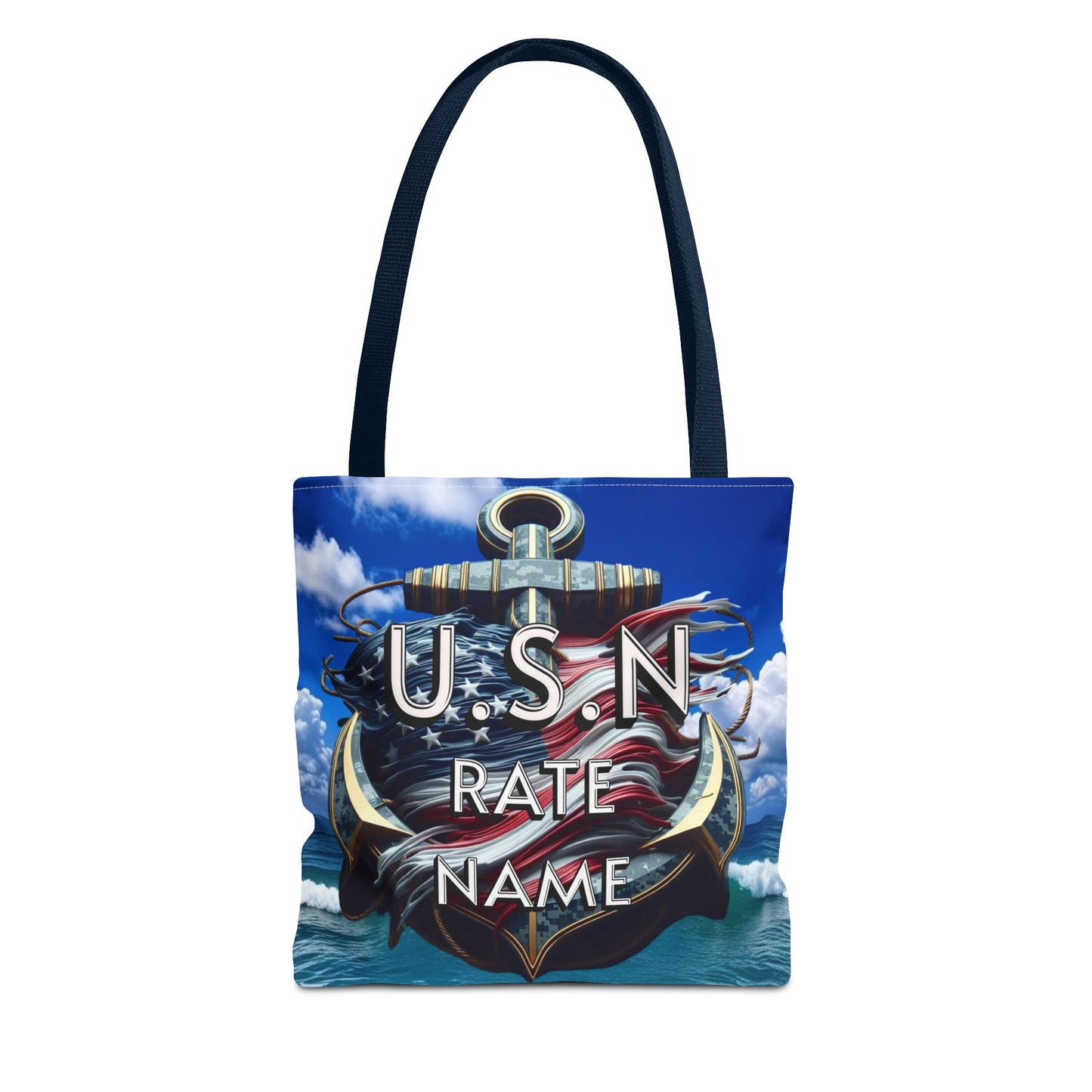 Navy Chief Tote Bag - Nautical Shoulder Bag, Beach Tote, Everyday Purse, Gifts for Navy Chief, Sailor Tote - Nineteen 29 Kustom