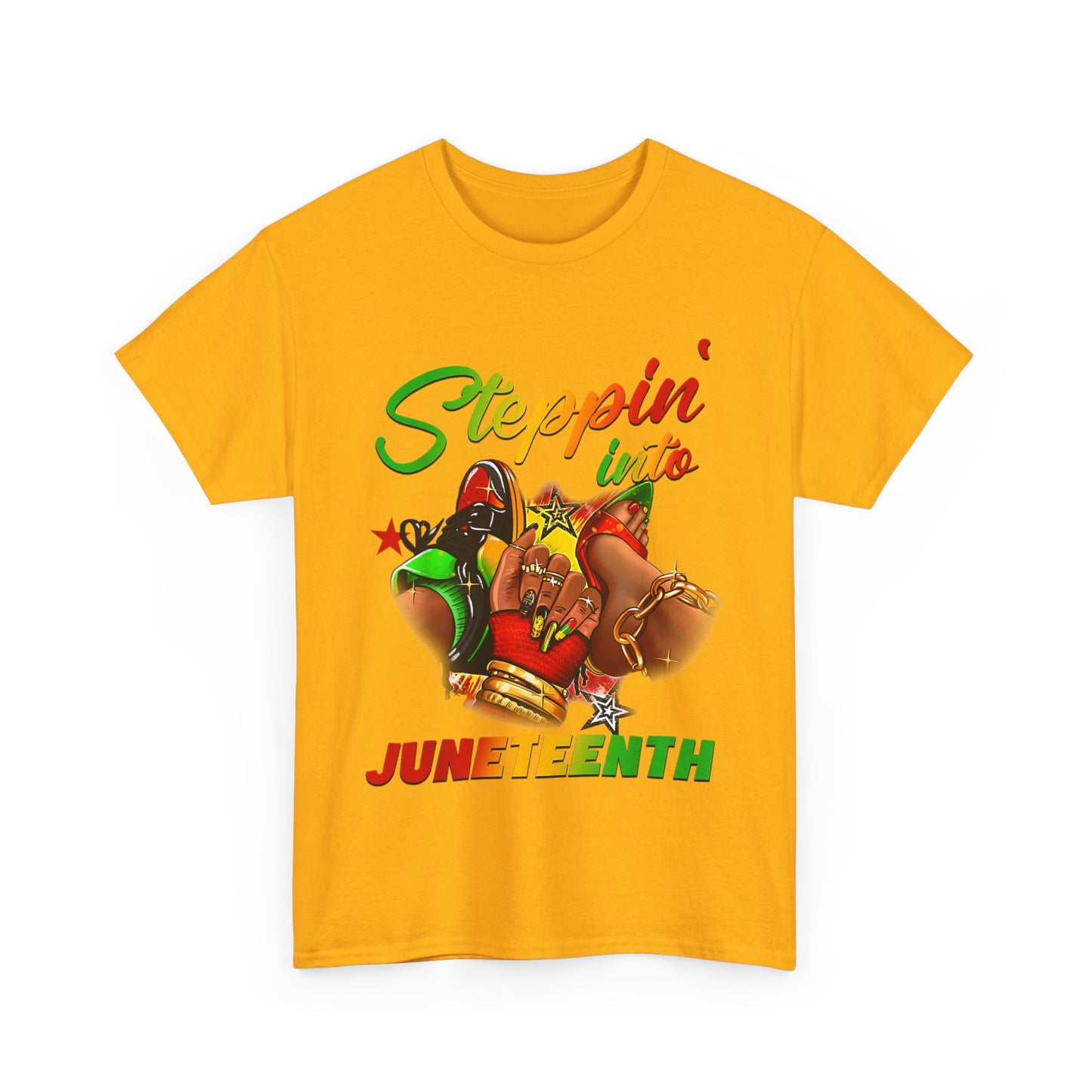 Juneteenth Heavy Cotton Tee, Celebrate Freedom, Black History Month Shirt, Unisex Graphic Tee, Perfect for Parties, Gifts - Nineteen 29 Kustom