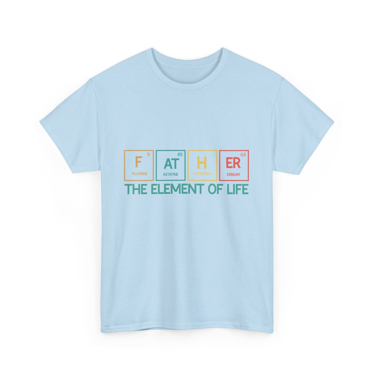 Father Element of Life Unisex Heavy Cotton Tee, Gift for Dad, Father's Day Tee, Family Gathering Shirt, Casual Wear - Nineteen 29 Kustom