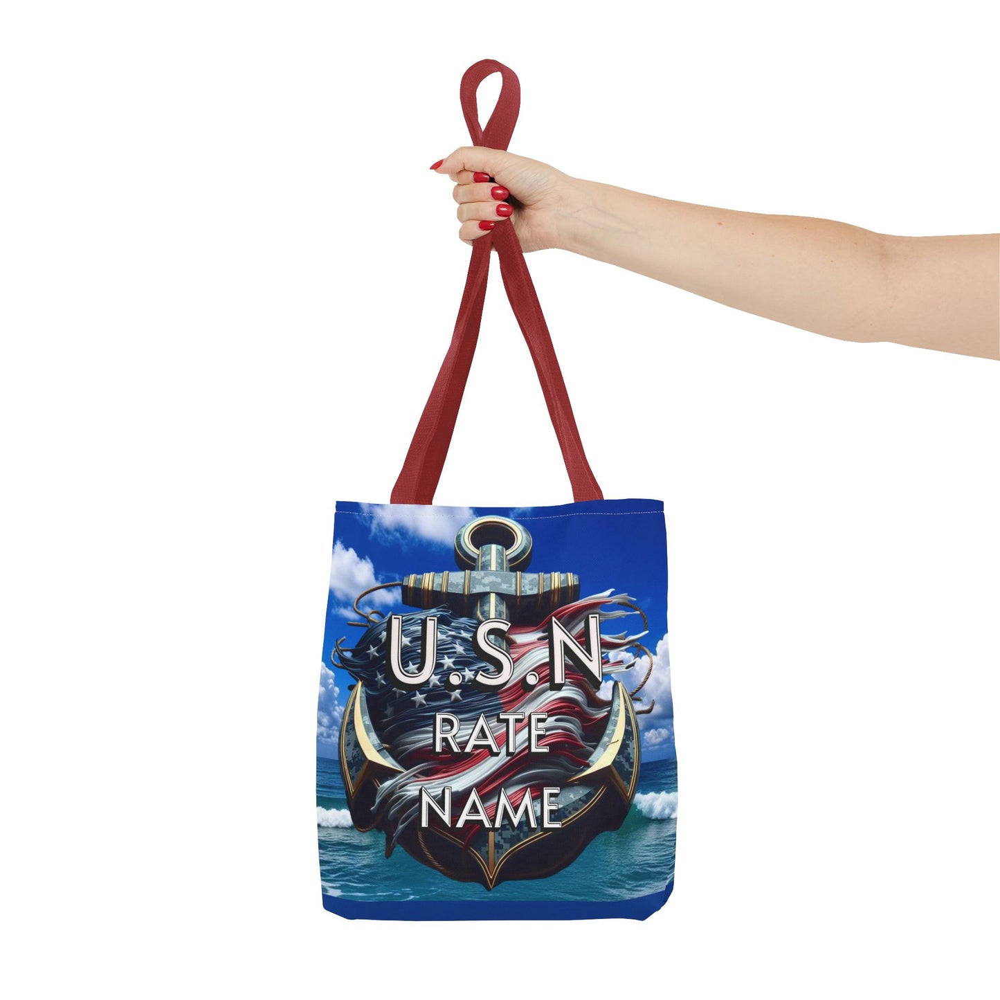 Navy Chief Tote Bag - Nautical Shoulder Bag, Beach Tote, Everyday Purse, Gifts for Navy Chief, Sailor Tote - Nineteen 29 Kustom