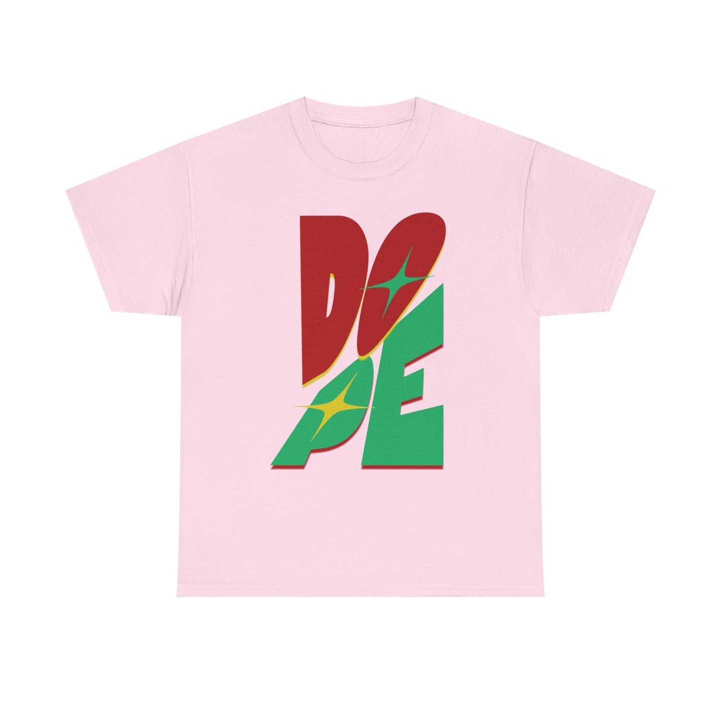 Dope Vibes Unisex Heavy Cotton Tee - Casual Streetwear, Graphic T-Shirt, Gift for Him, Gift for Her, Birthday Gift, Festival Wear - Nineteen 29 Kustom