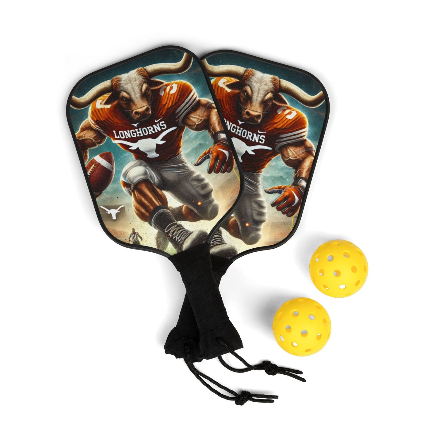 Texas Longhorns Custom Pickleball Kit Printify
