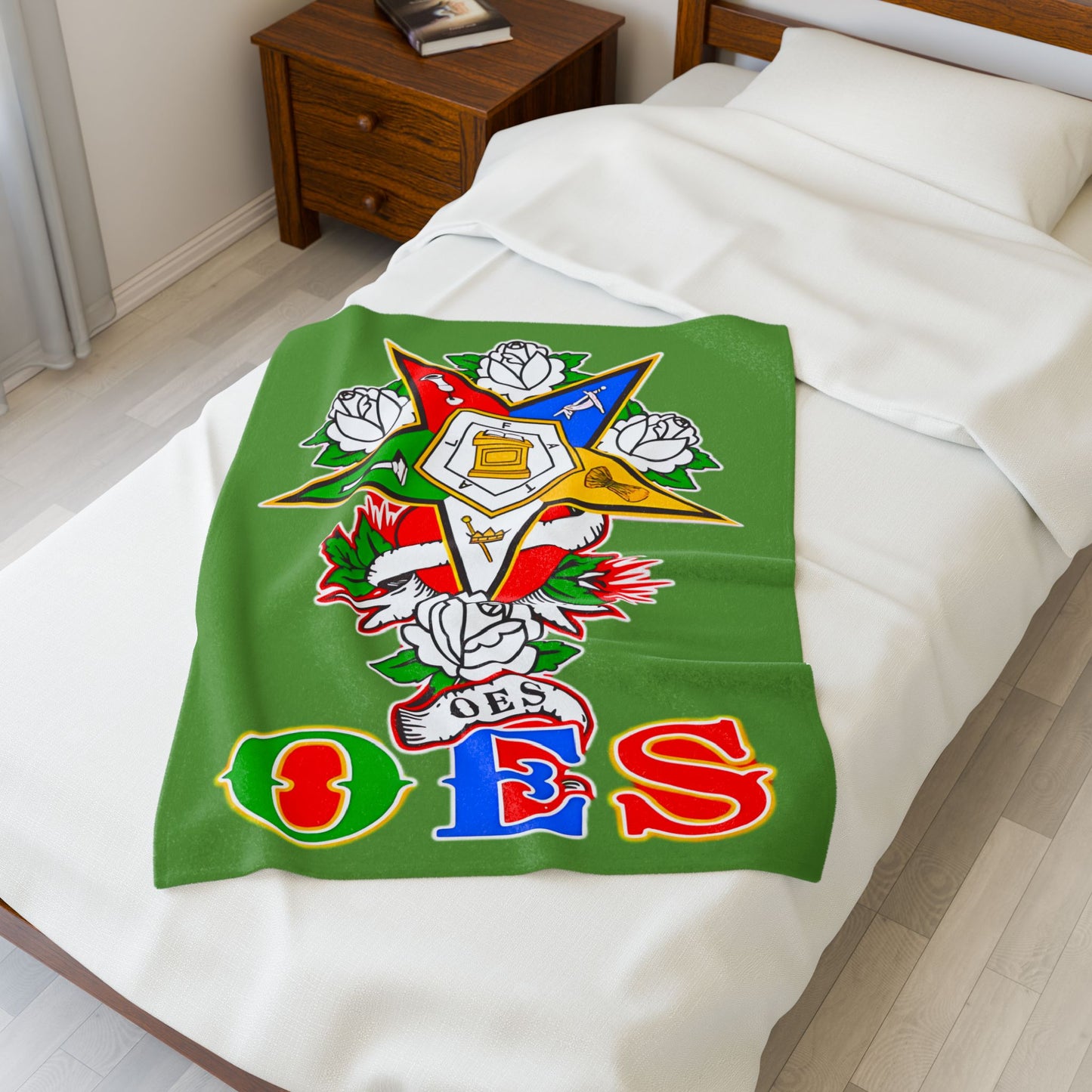 Order of Eastern Velveteen Plush Blanket for Cozy Nights, Reversible Velvet Throw Blanket, Soft Bedding, Fleece Blanket, - Nineteen 29 Kustom