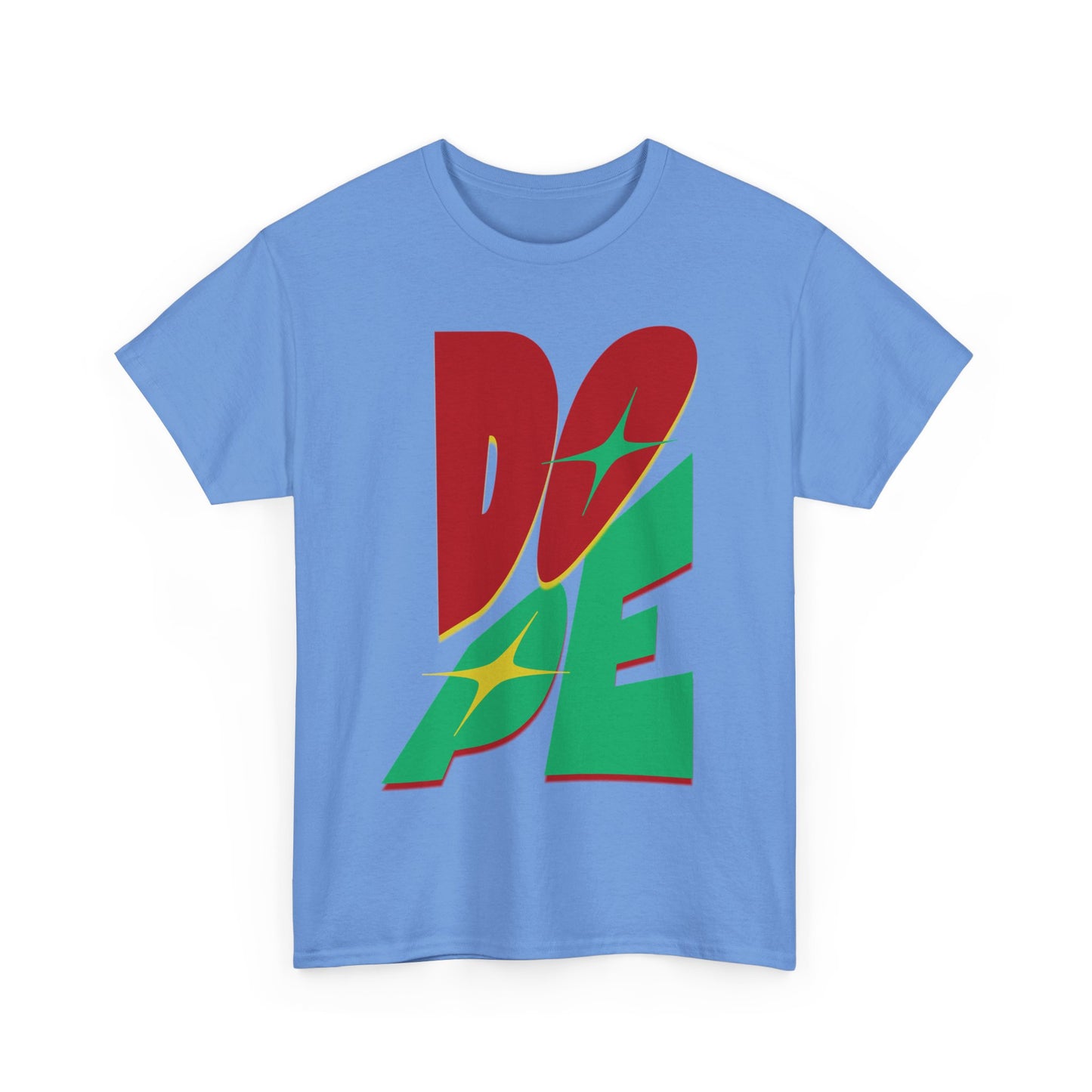 Dope Vibes Unisex Heavy Cotton Tee - Casual Streetwear, Graphic T-Shirt, Gift for Him, Gift for Her, Birthday Gift, Festival Wear - Nineteen 29 Kustom