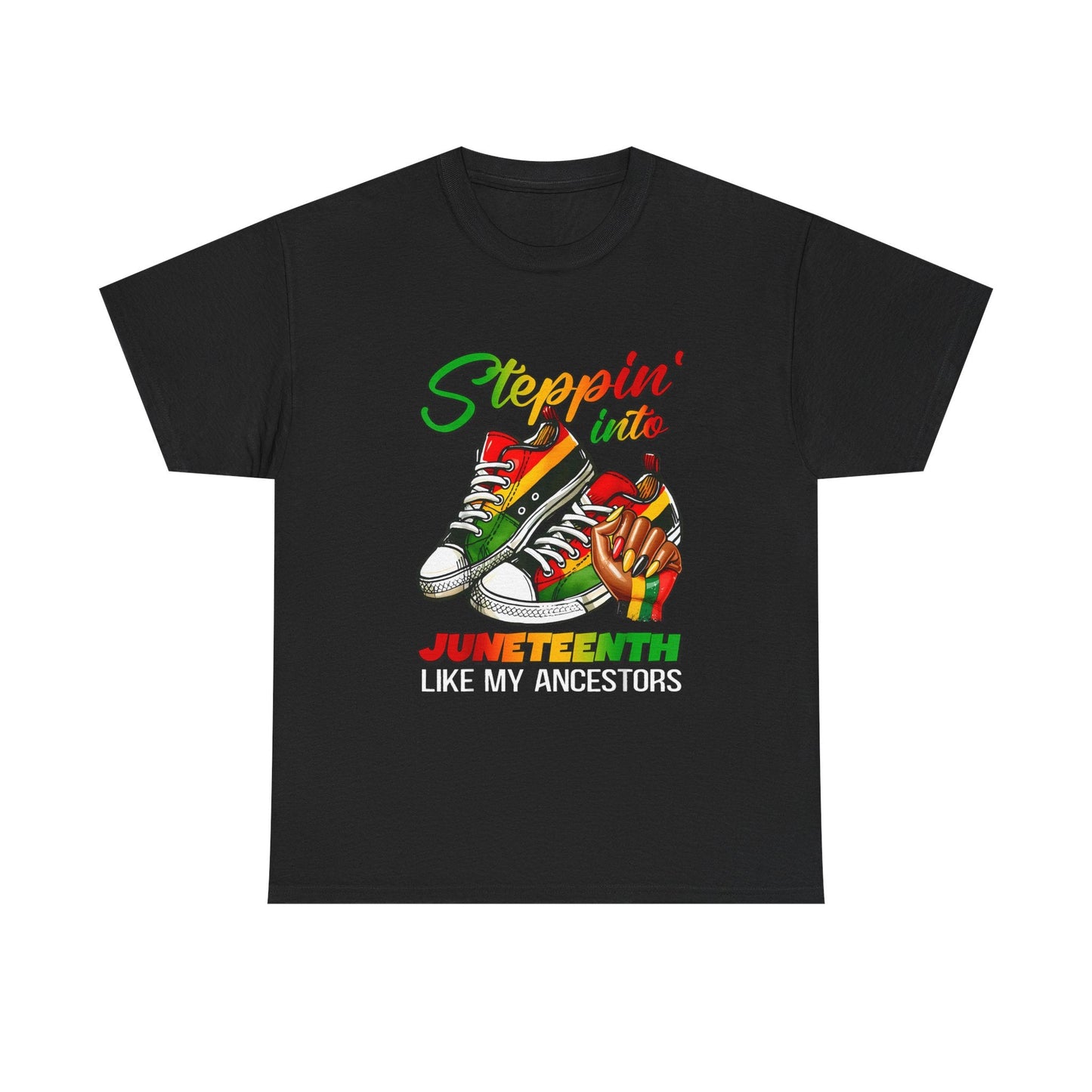 Juneteenth Celebration Tee, Unisex Heavy Cotton Tee, Black History Month Shirt, Casual Streetwear, Family Gathering Fashion Printify