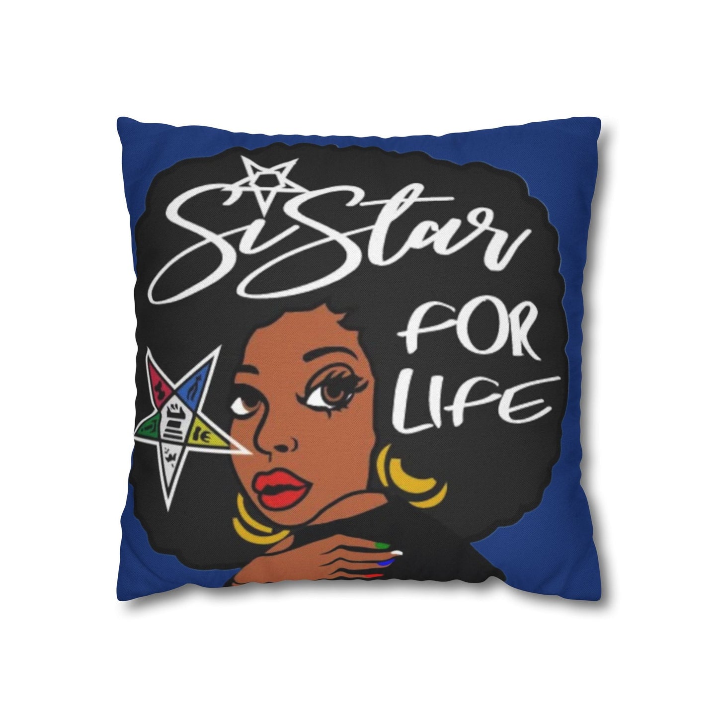 OES Spun Polyester Square Pillow Case Printify