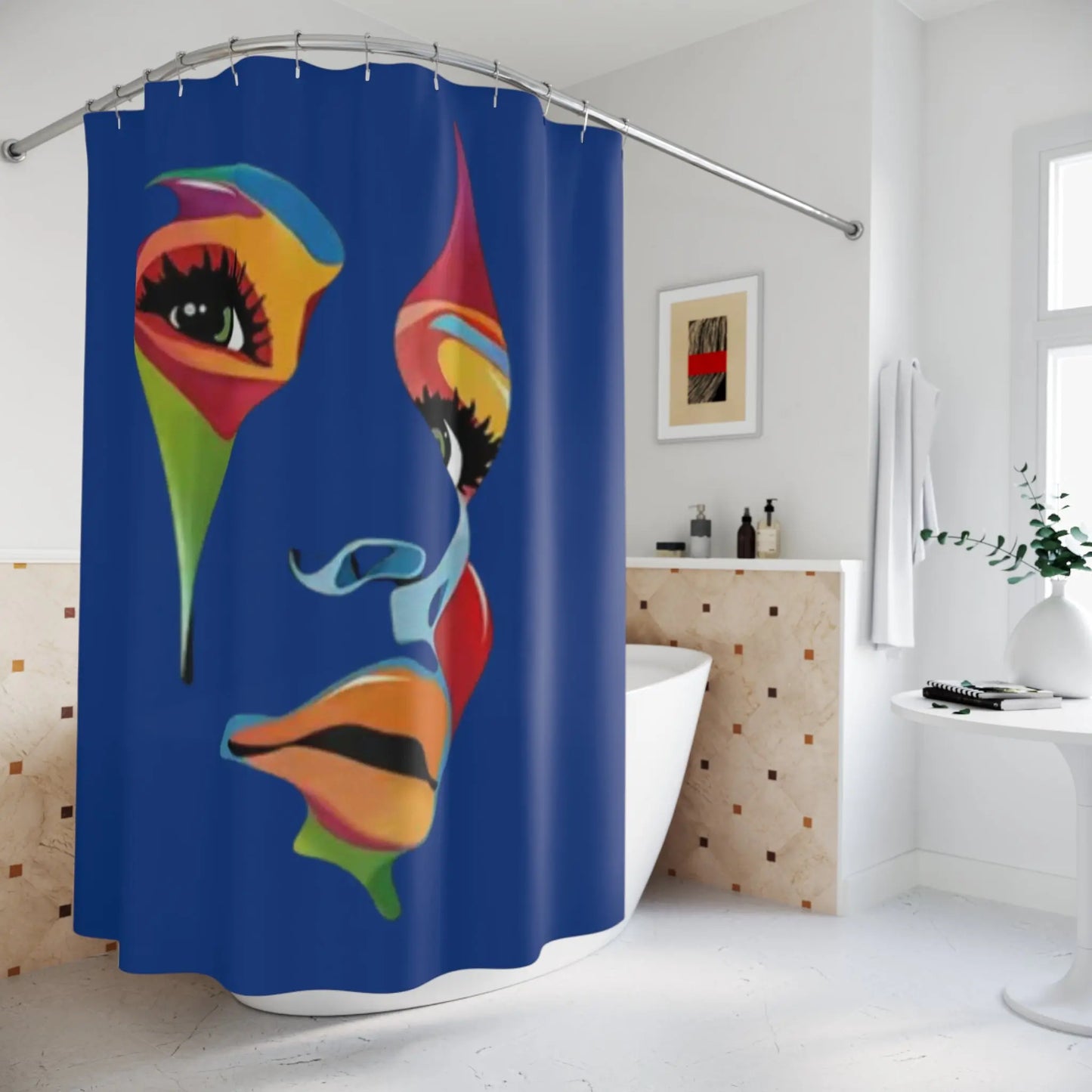 The Perfect Canvas Shower Curtain for Your Bathroom Design, Durable Polyester, One-Sided Print Printify