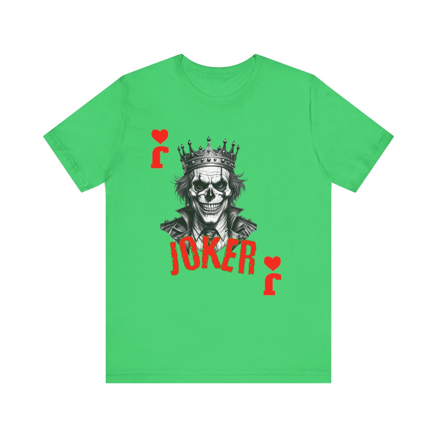 Joker Graphic Tee, Unisex T-Shirt for Fans, Casual Wear, Gift for Birthdays, Halloween Costume, Superhero Theme, Graphic Novel Style - Nineteen 29 Kustom