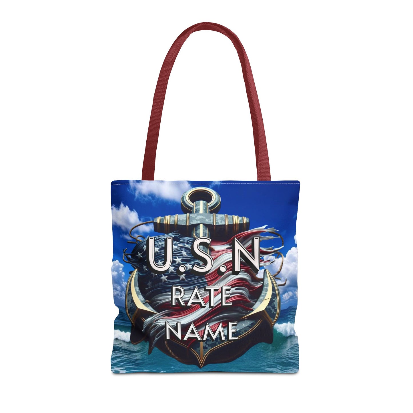 Navy Chief Tote Bag - Nautical Shoulder Bag, Beach Tote, Everyday Purse, Gifts for Navy Chief, Sailor Tote - Nineteen 29 Kustom