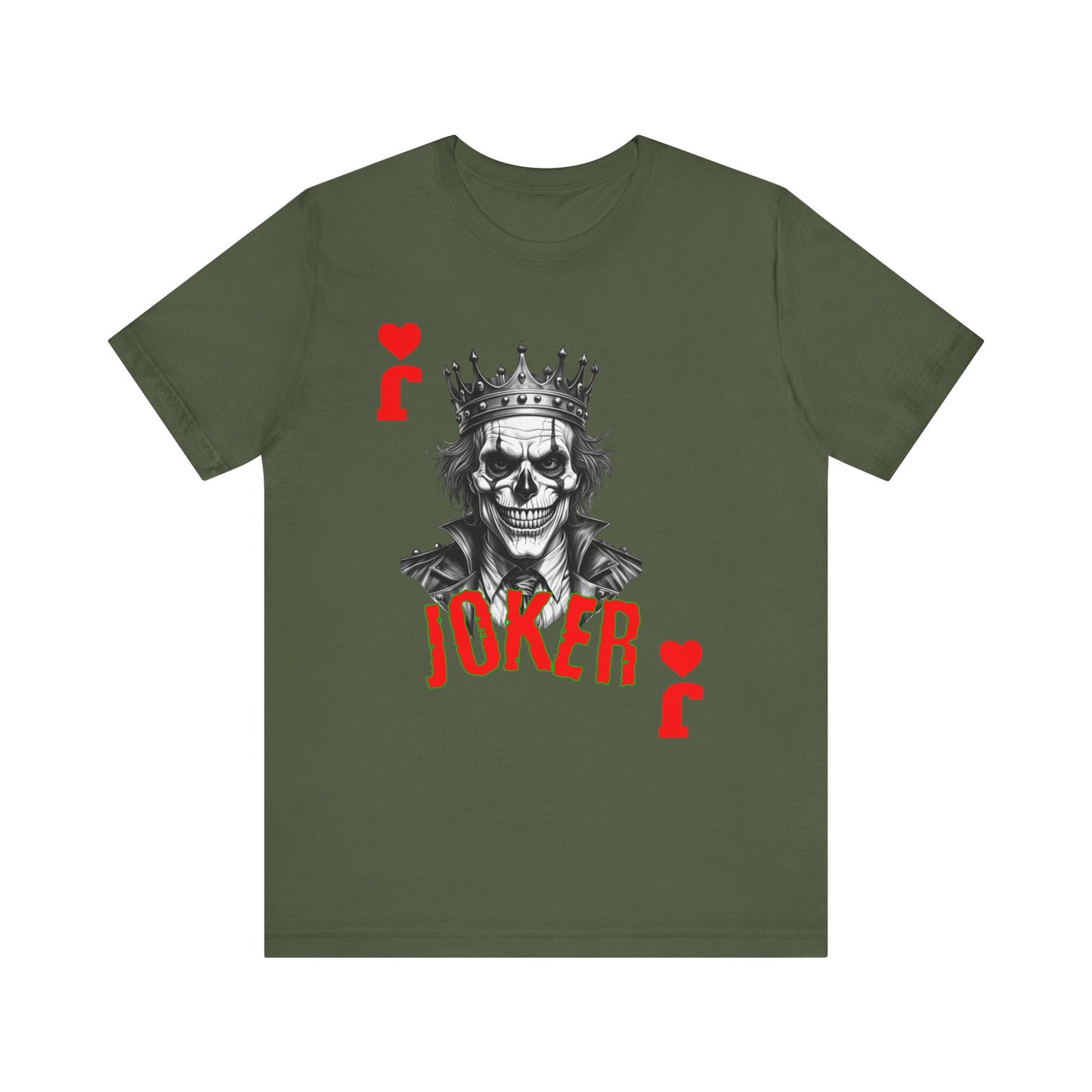 Joker Graphic Tee, Unisex T-Shirt for Fans, Casual Wear, Gift for Birthdays, Halloween Costume, Superhero Theme, Graphic Novel Style - Nineteen 29 Kustom