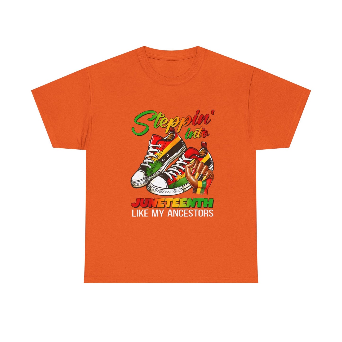 Juneteenth Celebration Tee, Unisex Heavy Cotton Tee, Black History Month Shirt, Casual Streetwear, Family Gathering Fashion Printify