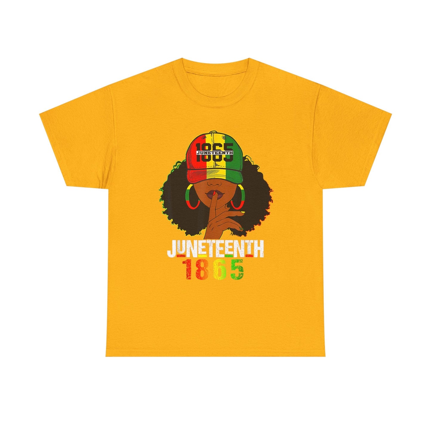 Vintage Afrocentric Unisex Tee, Rastafarian Style T-Shirt, 1865 Design, Black Culture Apparel, Gift for Cultural Celebrations Printify