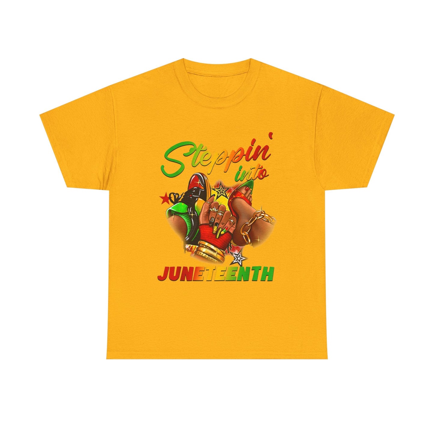 Juneteenth Heavy Cotton Tee, Celebrate Freedom, Black History Month Shirt, Unisex Graphic Tee, Perfect for Parties, Gifts Printify