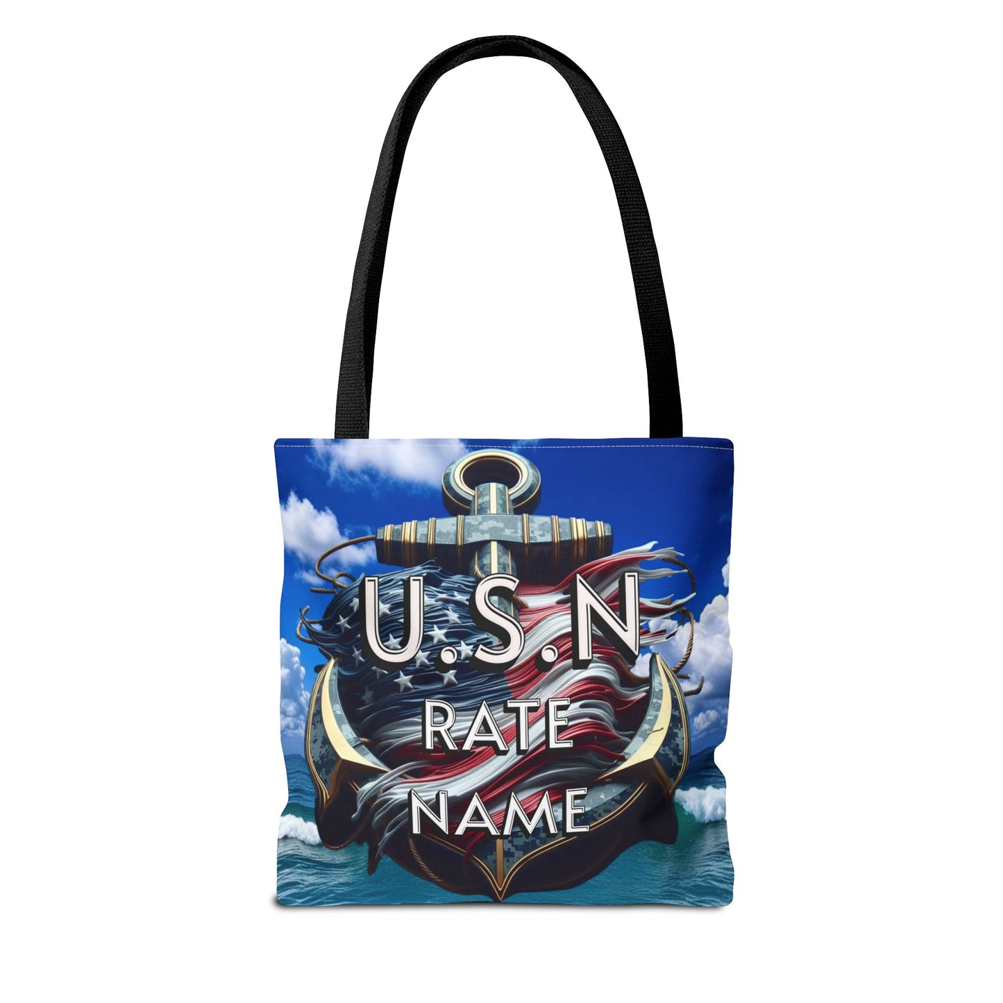 Navy Chief Tote Bag - Nautical Shoulder Bag, Beach Tote, Everyday Purse, Gifts for Navy Chief, Sailor Tote - Nineteen 29 Kustom