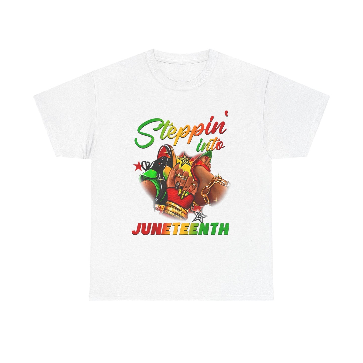 Juneteenth Heavy Cotton Tee, Celebrate Freedom, Black History Month Shirt, Unisex Graphic Tee, Perfect for Parties, Gifts Printify