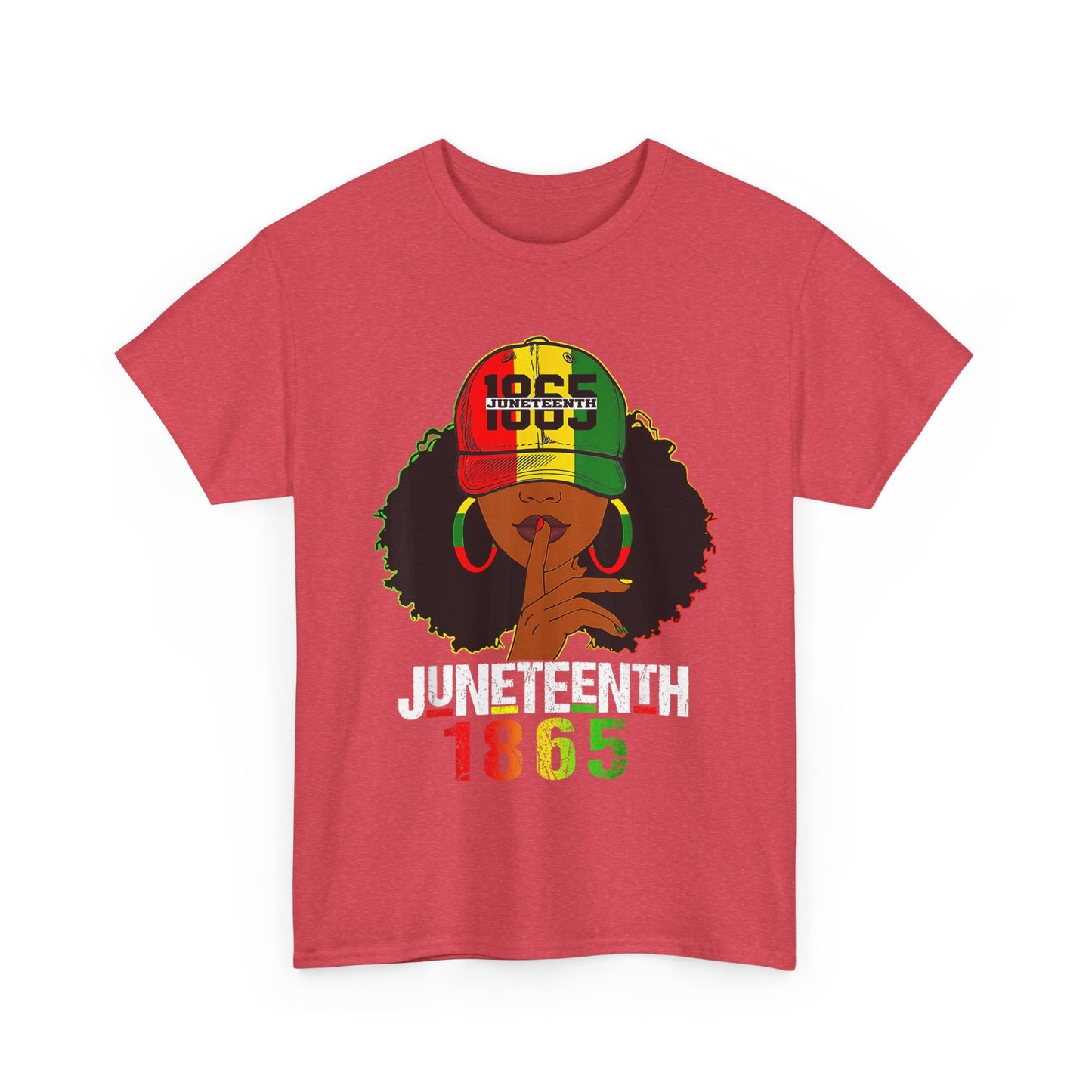 Vintage Afrocentric Unisex Tee, Rastafarian Style T-Shirt, 1865 Design, Black Culture Apparel, Gift for Cultural Celebrations - Nineteen 29 Kustom