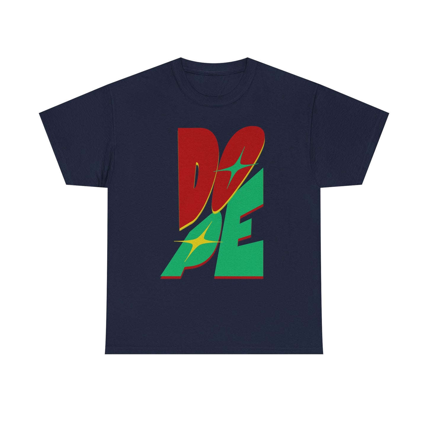 Dope Vibes Unisex Heavy Cotton Tee - Casual Streetwear, Graphic T-Shirt, Gift for Him, Gift for Her, Birthday Gift, Festival Wear - Nineteen 29 Kustom