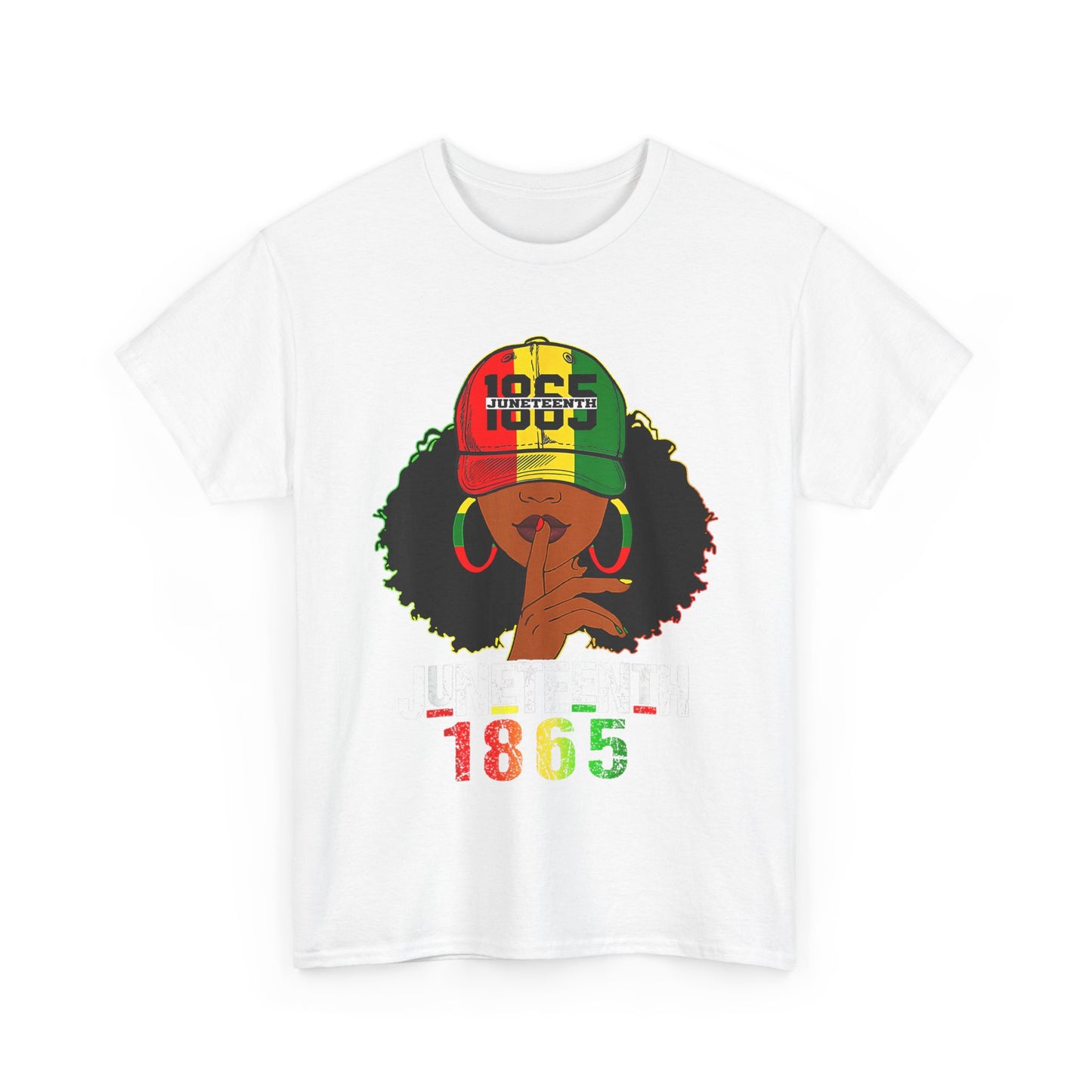 Vintage Afrocentric Unisex Tee, Rastafarian Style T-Shirt, 1865 Design, Black Culture Apparel, Gift for Cultural Celebrations - Nineteen 29 Kustom