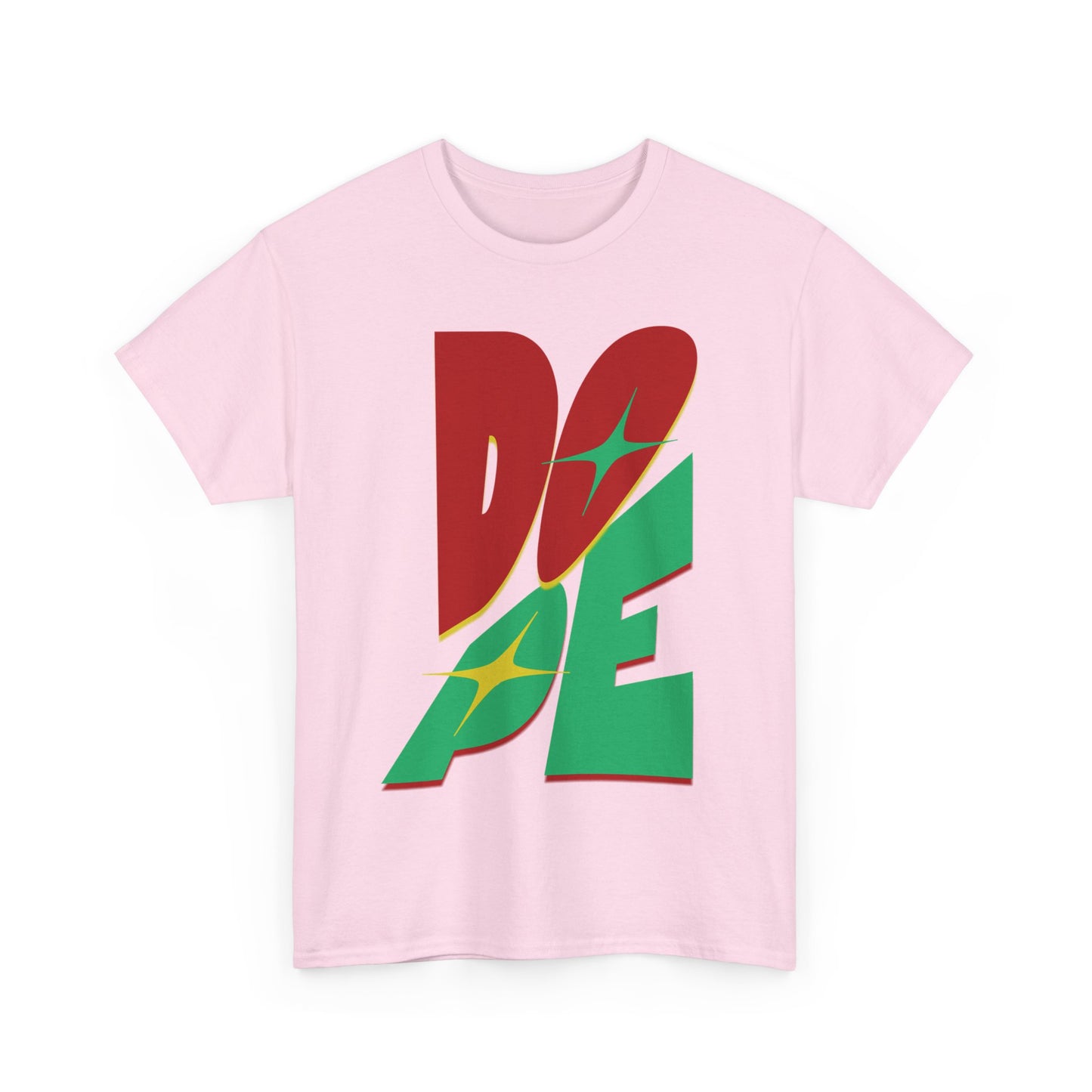 Dope Vibes Unisex Heavy Cotton Tee - Casual Streetwear, Graphic T-Shirt, Gift for Him, Gift for Her, Birthday Gift, Festival Wear - Nineteen 29 Kustom