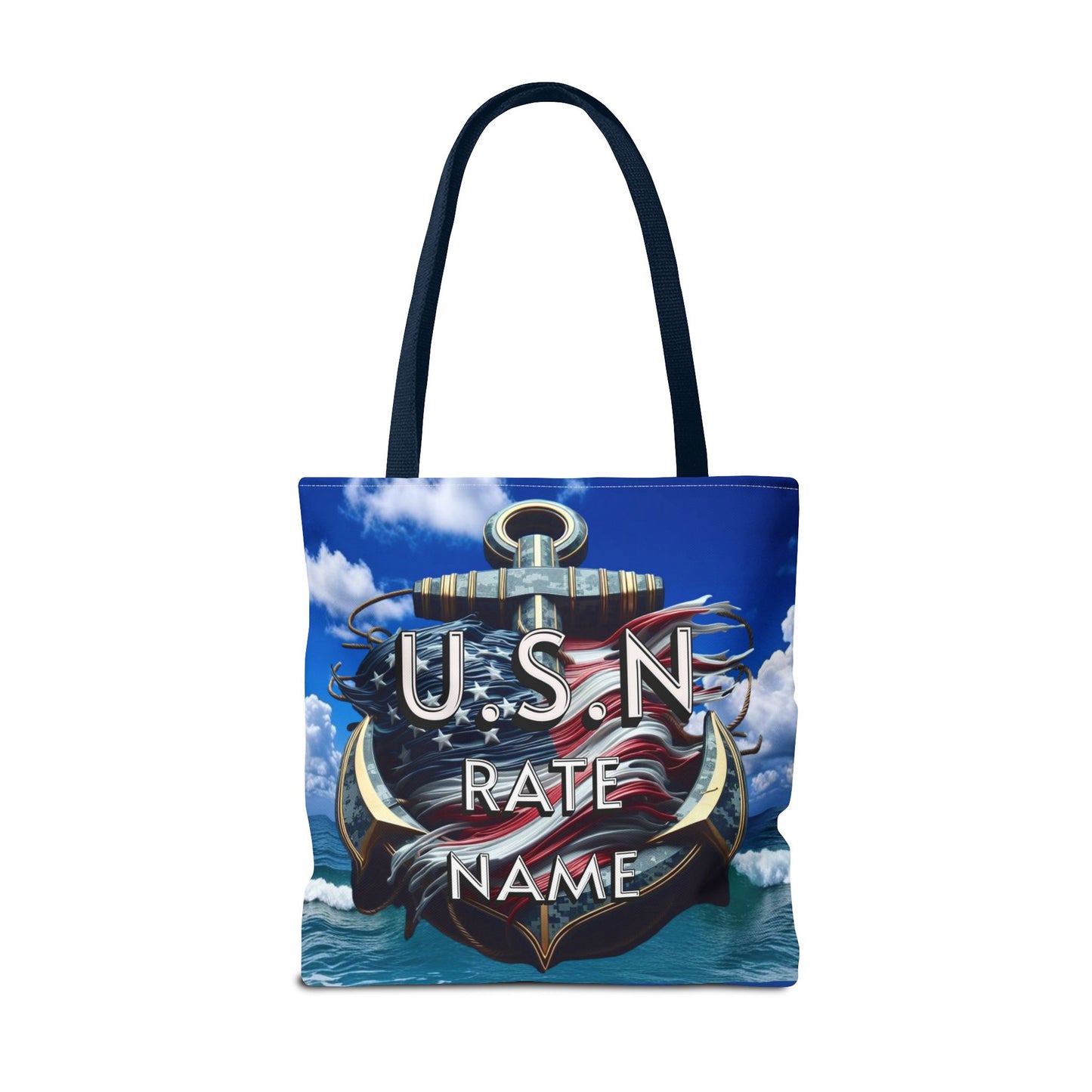 Navy Chief Tote Bag - Nautical Shoulder Bag, Beach Tote, Everyday Purse, Gifts for Navy Chief, Sailor Tote - Nineteen 29 Kustom