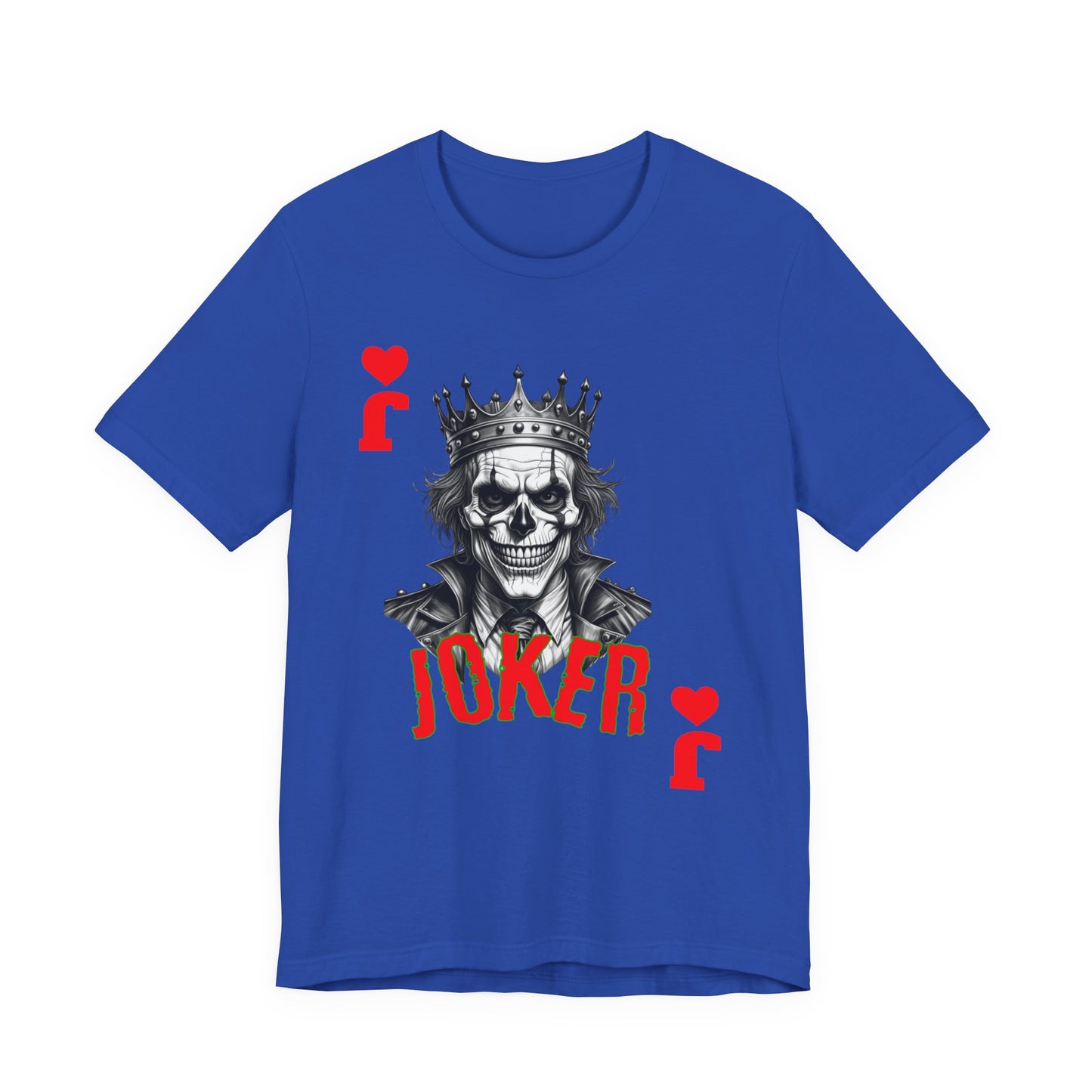 Joker Graphic Tee, Unisex T-Shirt for Fans, Casual Wear, Gift for Birthdays, Halloween Costume, Superhero Theme, Graphic Novel Style - Nineteen 29 Kustom