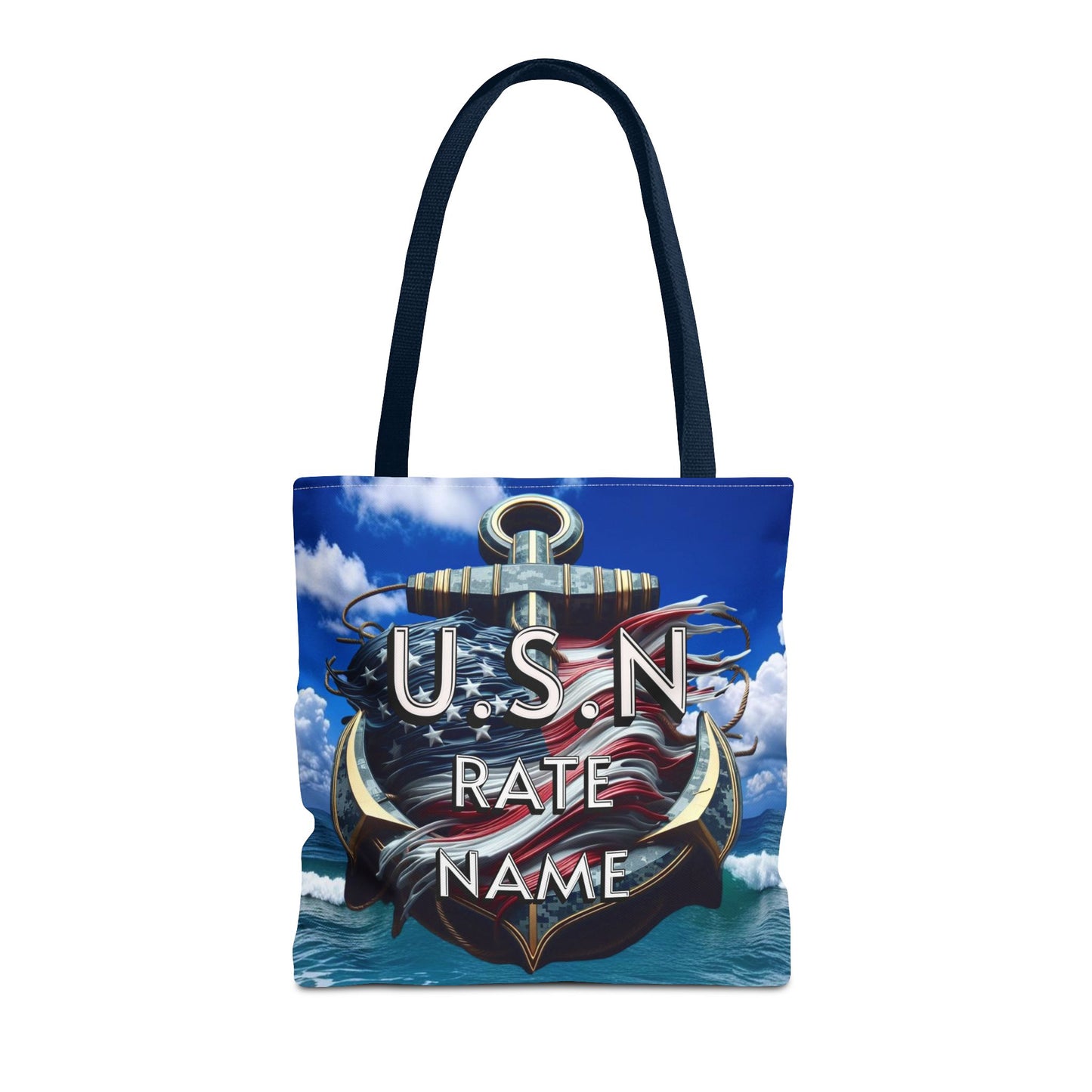 Navy Chief Tote Bag - Nautical Shoulder Bag, Beach Tote, Everyday Purse, Gifts for Navy Chief, Sailor Tote - Nineteen 29 Kustom