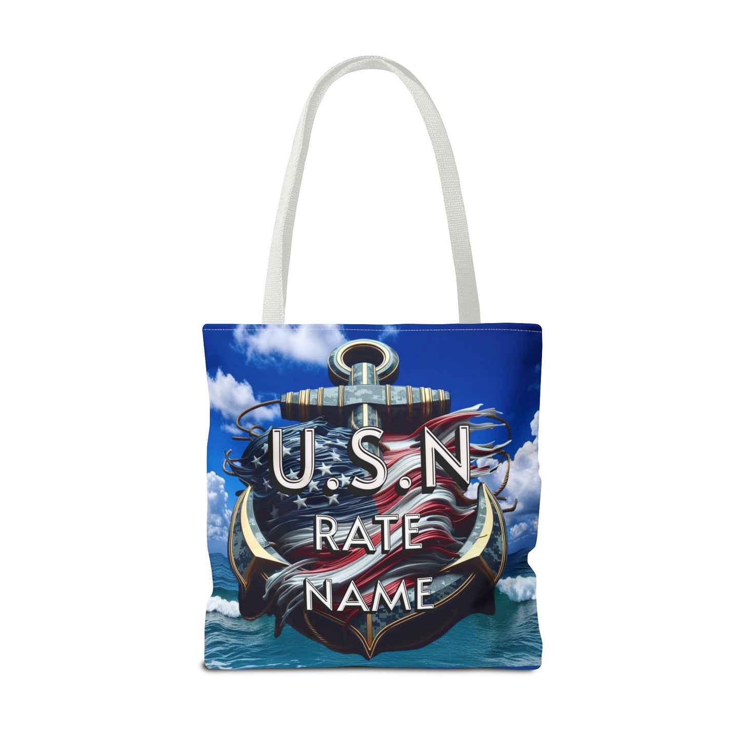Navy Chief Tote Bag - Nautical Shoulder Bag, Beach Tote, Everyday Purse, Gifts for Navy Chief, Sailor Tote - Nineteen 29 Kustom