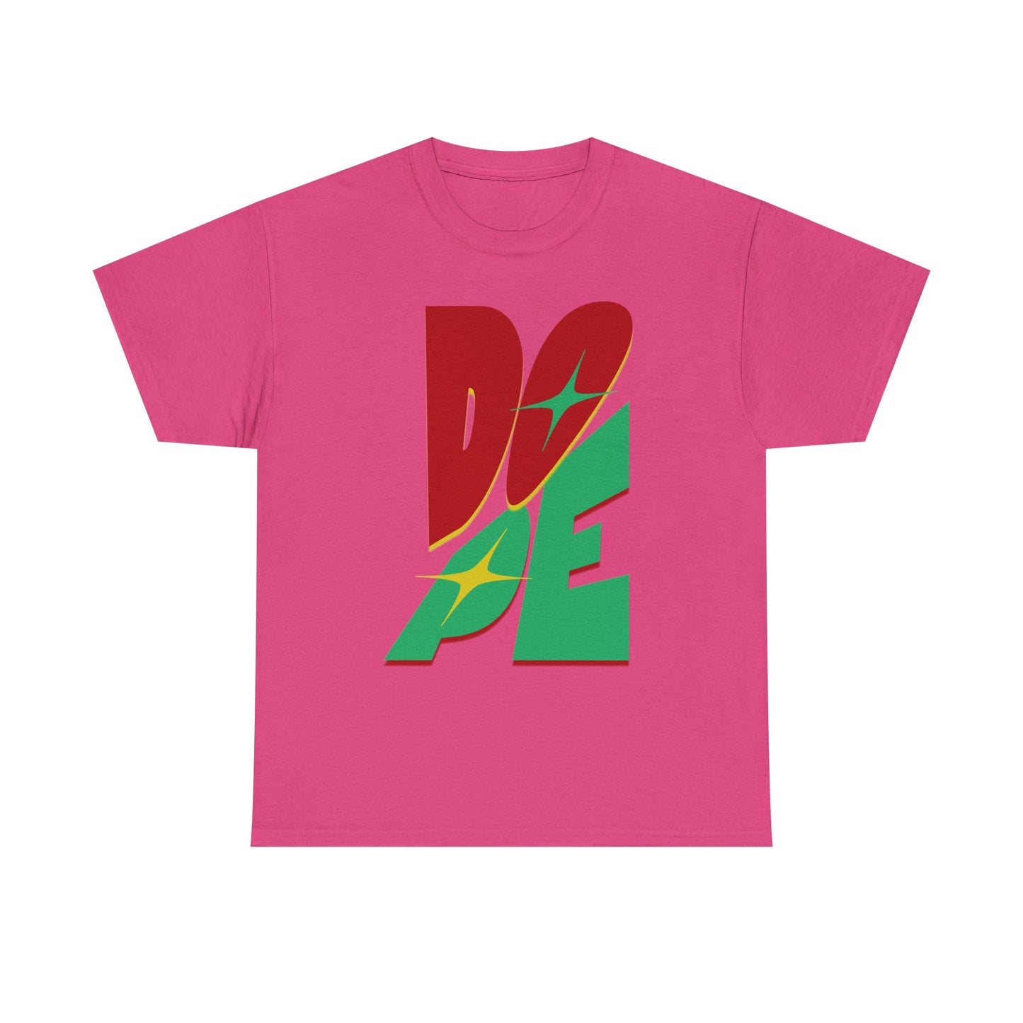 Dope Vibes Unisex Heavy Cotton Tee - Casual Streetwear, Graphic T-Shirt, Gift for Him, Gift for Her, Birthday Gift, Festival Wear - Nineteen 29 Kustom
