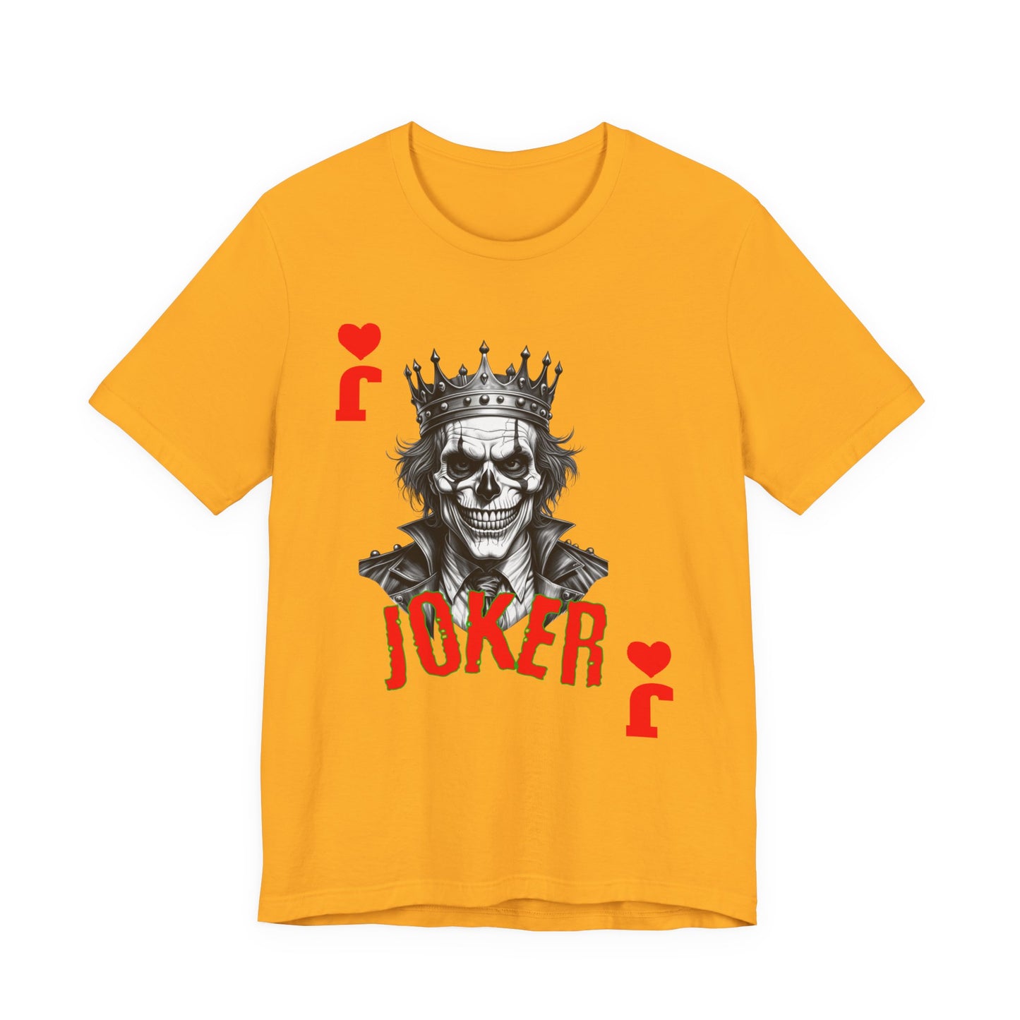 Joker Graphic Tee, Unisex T-Shirt for Fans, Casual Wear, Gift for Birthdays, Halloween Costume, Superhero Theme, Graphic Novel Style - Nineteen 29 Kustom