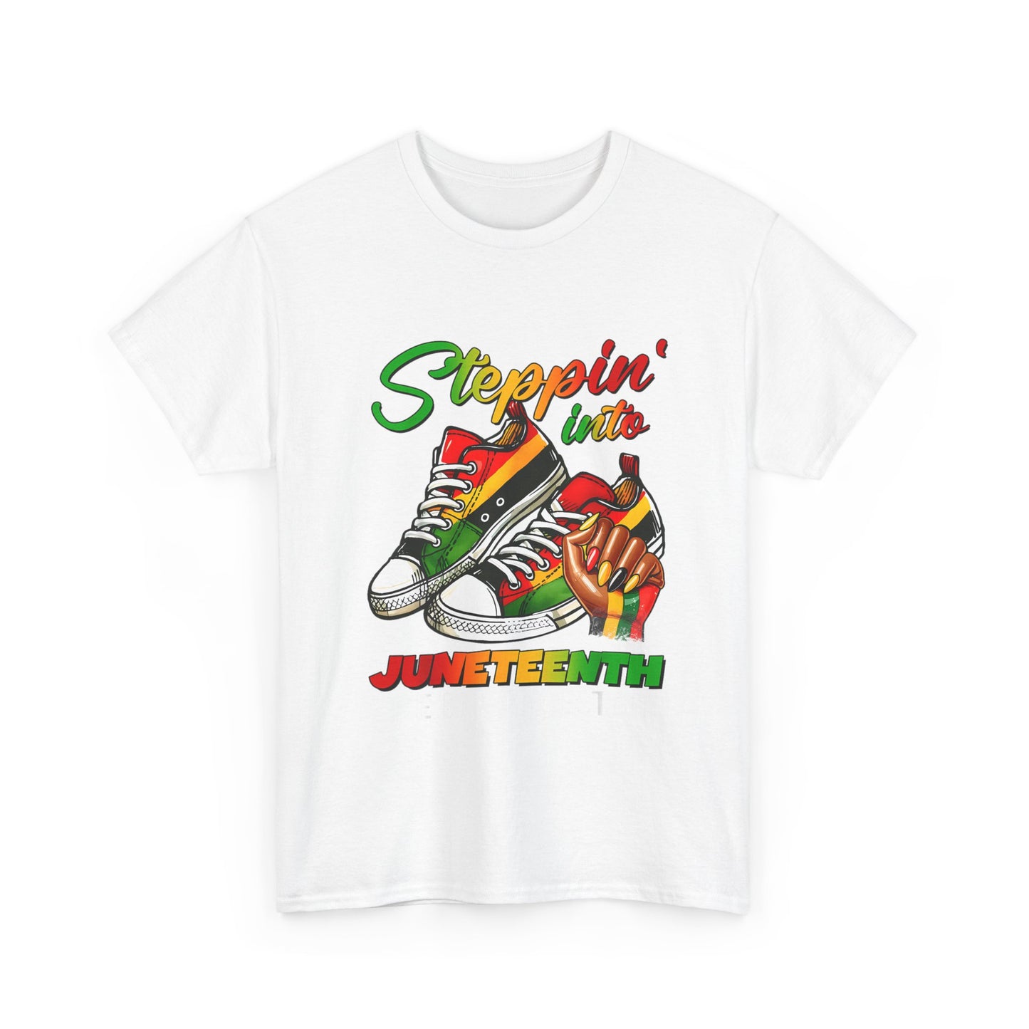 Juneteenth Celebration Tee, Unisex Heavy Cotton Tee, Black History Month Shirt, Casual Streetwear, Family Gathering Fashion - Nineteen 29 Kustom