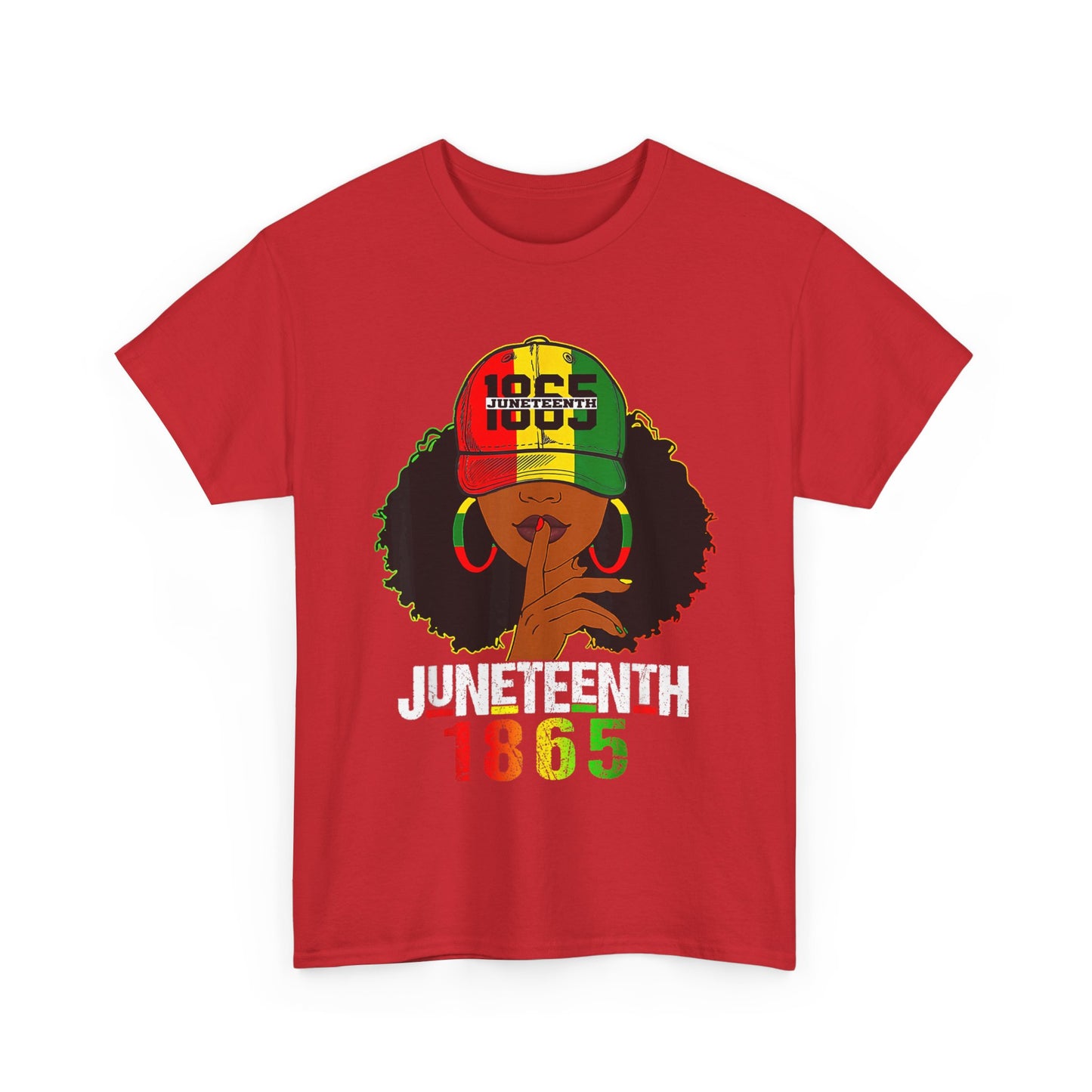 Vintage Afrocentric Unisex Tee, Rastafarian Style T-Shirt, 1865 Design, Black Culture Apparel, Gift for Cultural Celebrations - Nineteen 29 Kustom
