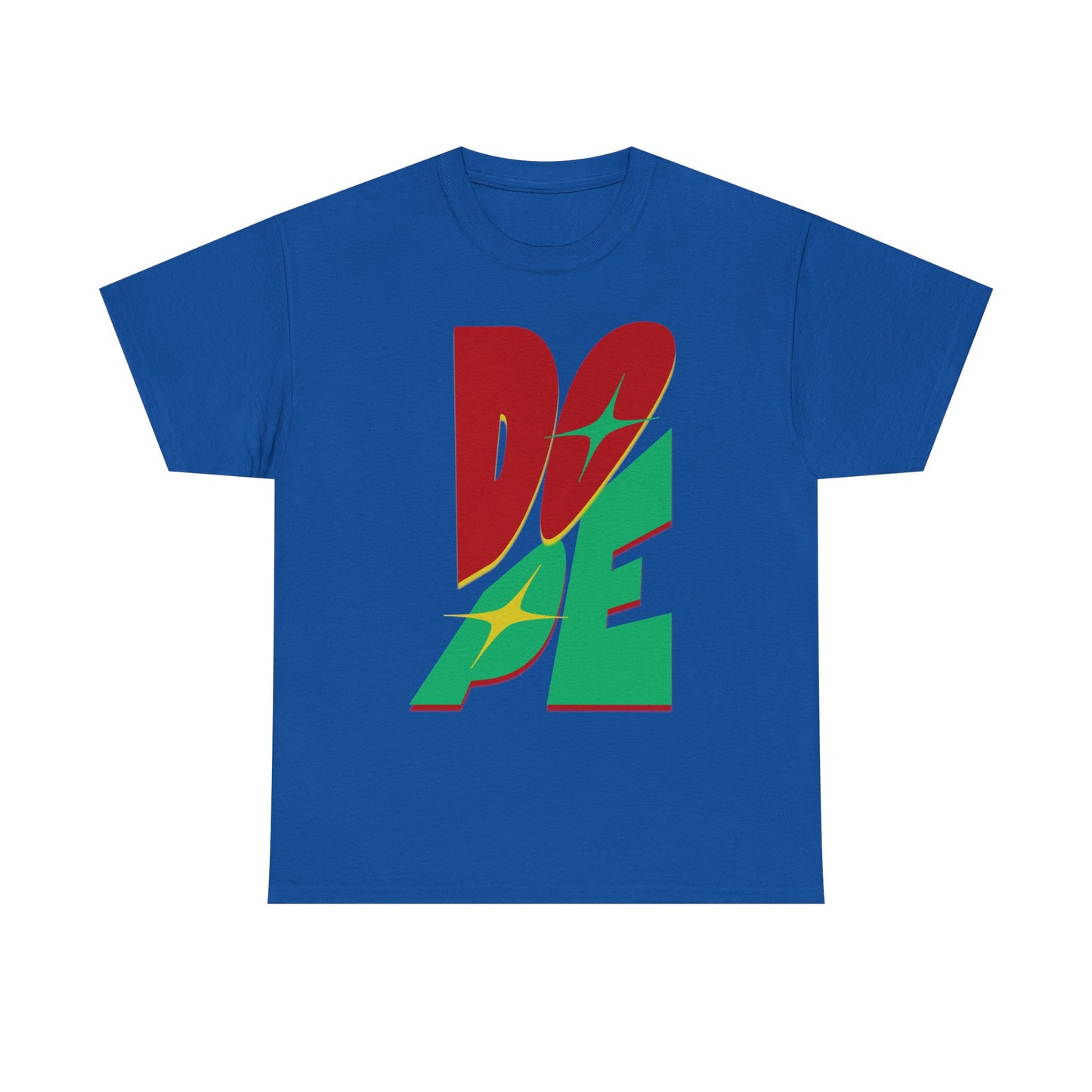 Dope Vibes Unisex Heavy Cotton Tee - Casual Streetwear, Graphic T-Shirt, Gift for Him, Gift for Her, Birthday Gift, Festival Wear - Nineteen 29 Kustom