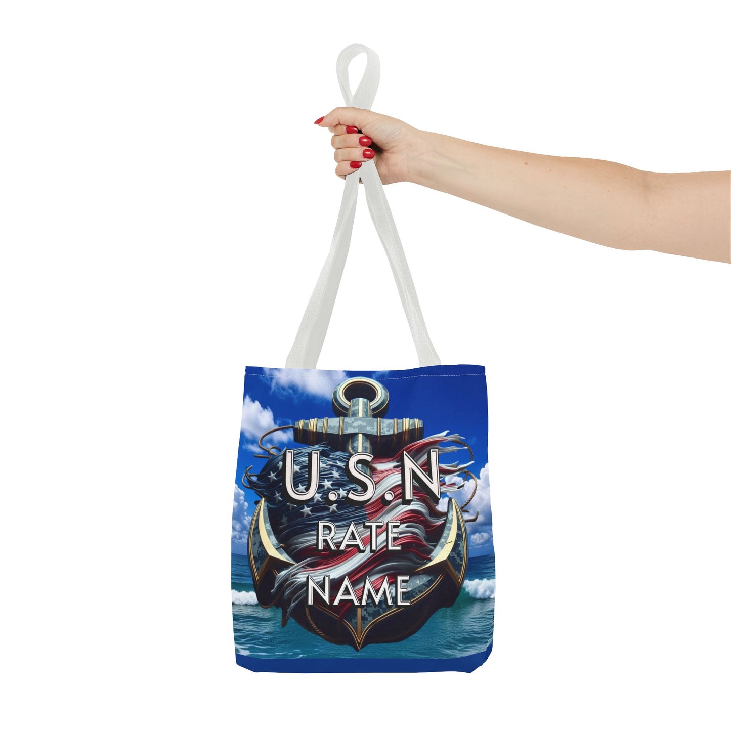 Navy Chief Tote Bag - Nautical Shoulder Bag, Beach Tote, Everyday Purse, Gifts for Navy Chief, Sailor Tote - Nineteen 29 Kustom