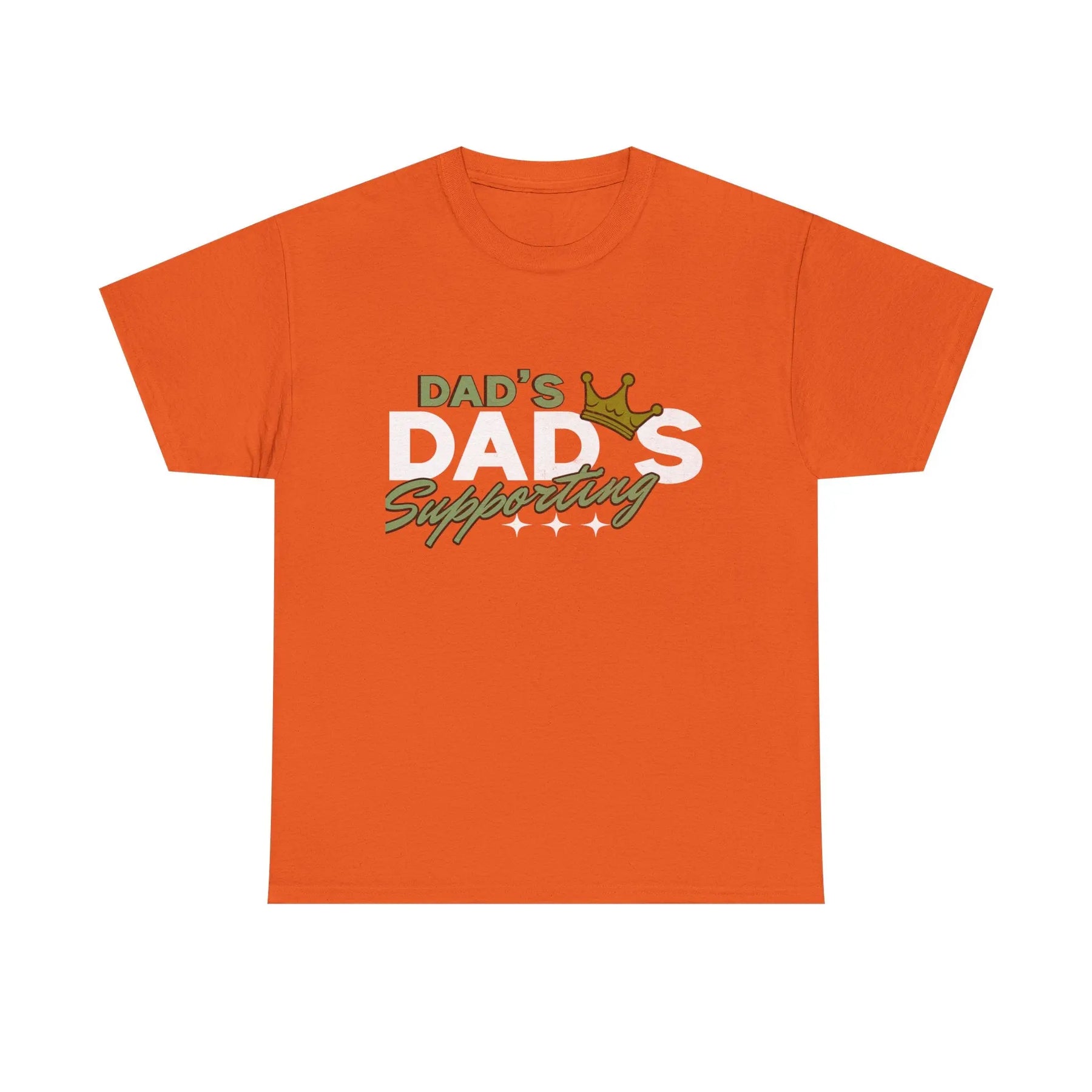Dad's Supporting Dads Tee - Perfect Gift for Any Occasion - Unisex Heavy Cotton Shirt Printify