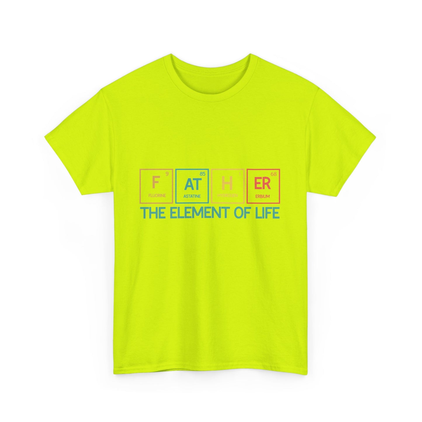 Father Element of Life Unisex Heavy Cotton Tee, Gift for Dad, Father's Day Tee, Family Gathering Shirt, Casual Wear - Nineteen 29 Kustom