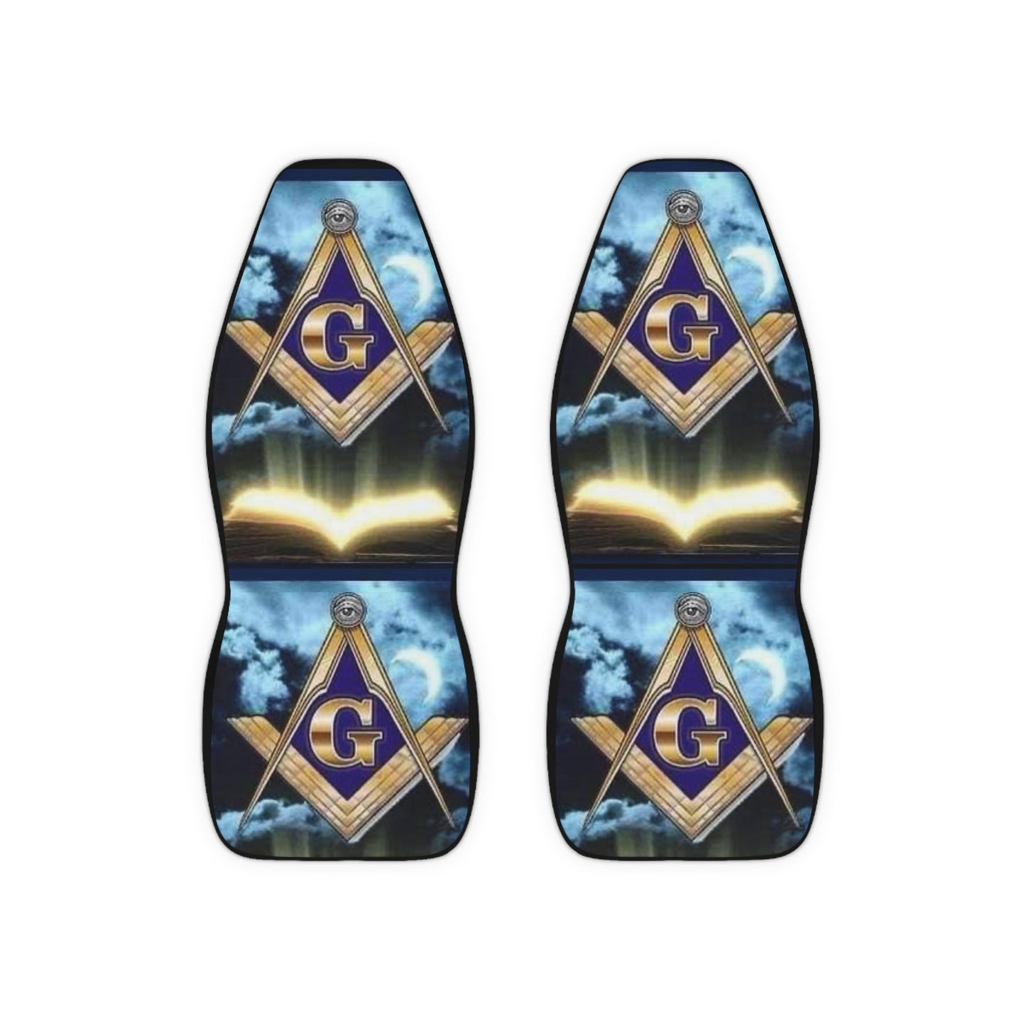 Polyester Car Seat Covers Printify