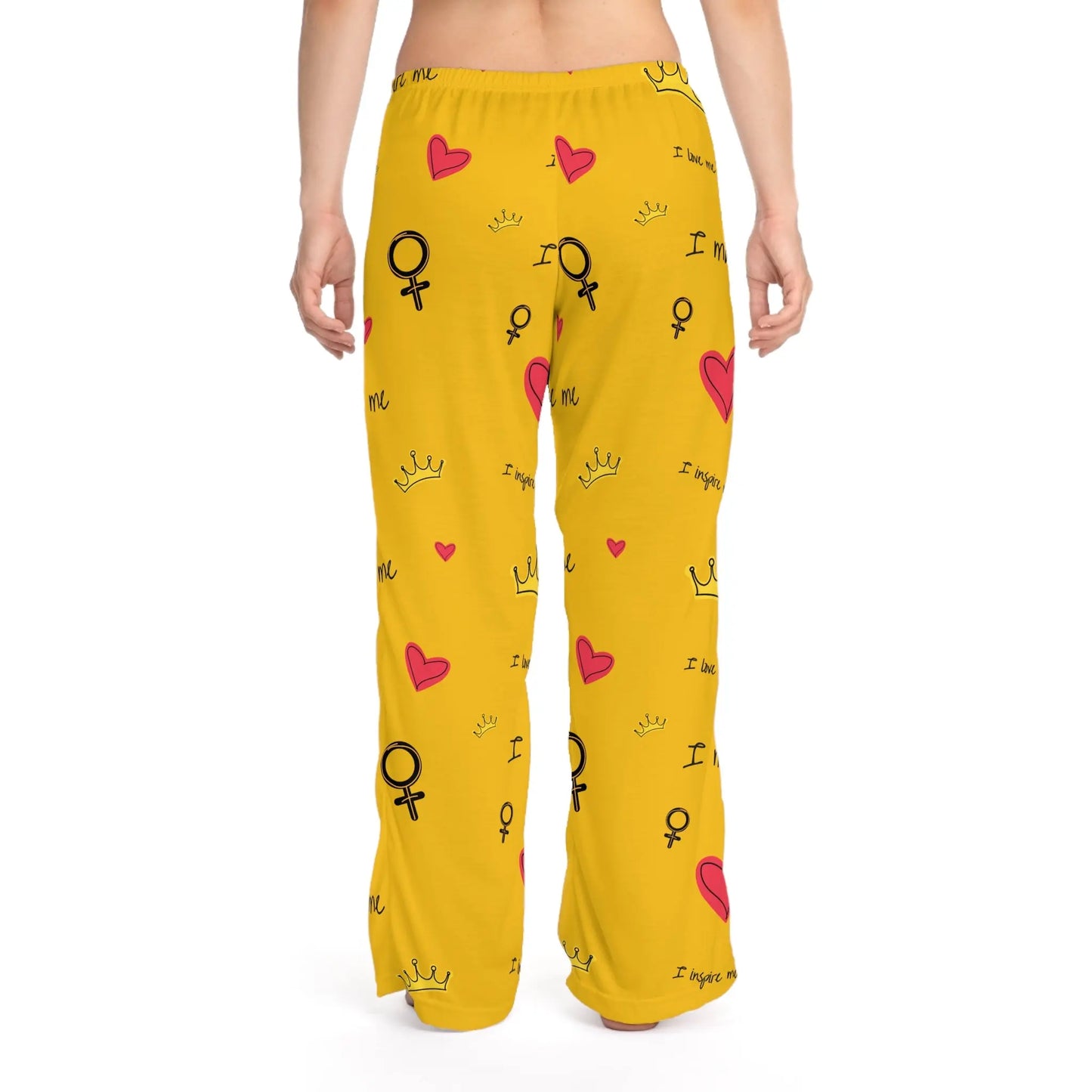 Custom-Printed Polyester Pajama Pants with Relaxed Fit and Stylish All-Over Print - Nineteen 29 Kustom