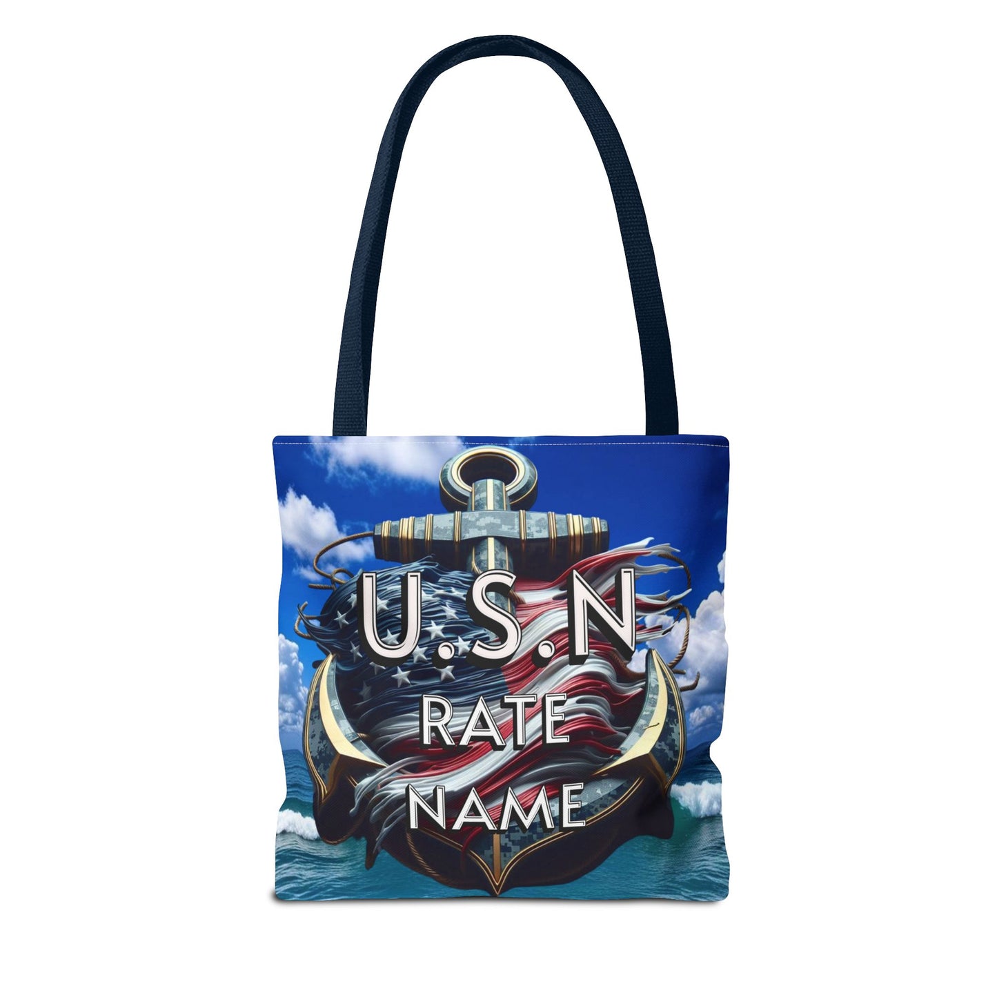 Navy Chief Tote Bag - Nautical Shoulder Bag, Beach Tote, Everyday Purse, Gifts for Navy Chief, Sailor Tote - Nineteen 29 Kustom