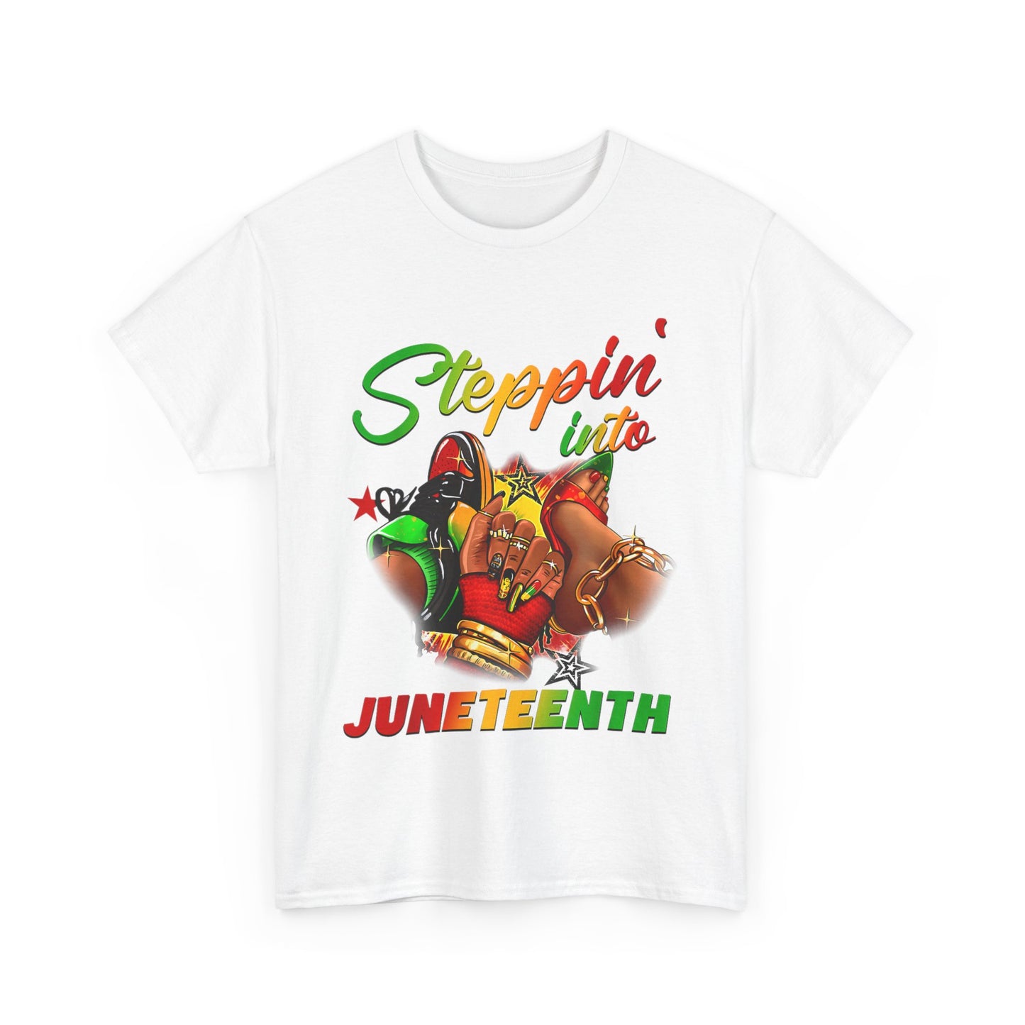 Juneteenth Heavy Cotton Tee, Celebrate Freedom, Black History Month Shirt, Unisex Graphic Tee, Perfect for Parties, Gifts - Nineteen 29 Kustom
