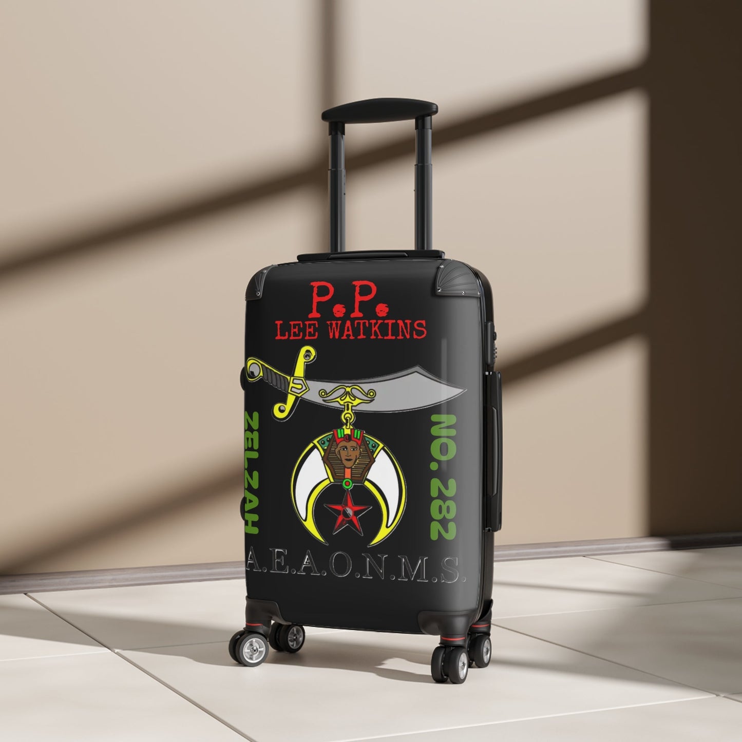 Custom Travel Suitcase, Personalized Luggage, Unique Carry-On, Stylish Spinner Bag, Perfect for Adventurers and Travelers Printify