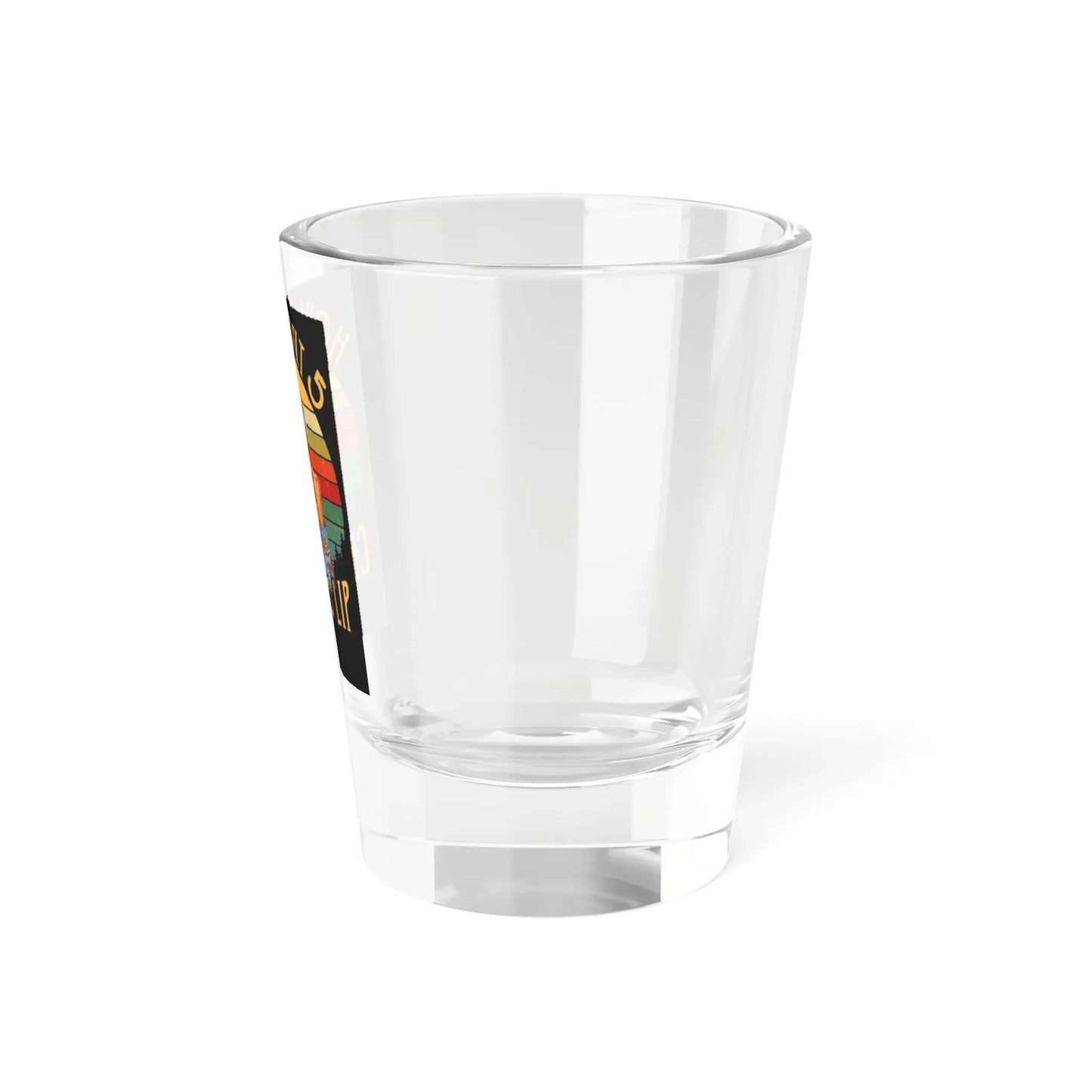 Personalized 1.5oz Clear Glass Shot Glass with Solid Base - Single - Nineteen 29 Kustom