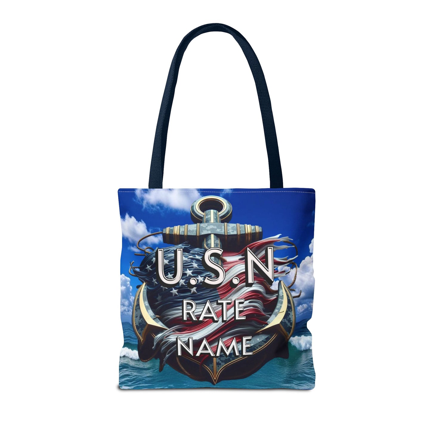 Navy Chief Tote Bag - Nautical Shoulder Bag, Beach Tote, Everyday Purse, Gifts for Navy Chief, Sailor Tote - Nineteen 29 Kustom