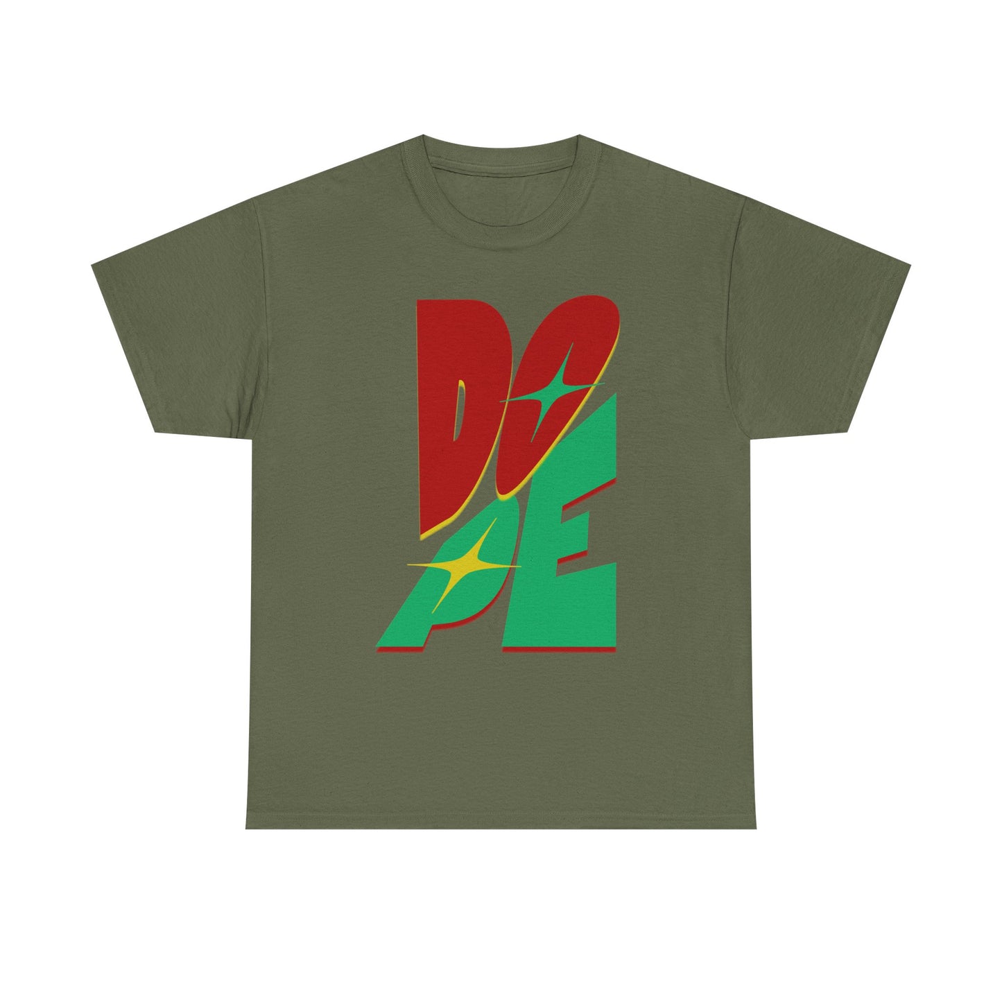 Dope Vibes Unisex Heavy Cotton Tee - Casual Streetwear, Graphic T-Shirt, Gift for Him, Gift for Her, Birthday Gift, Festival Wear - Nineteen 29 Kustom