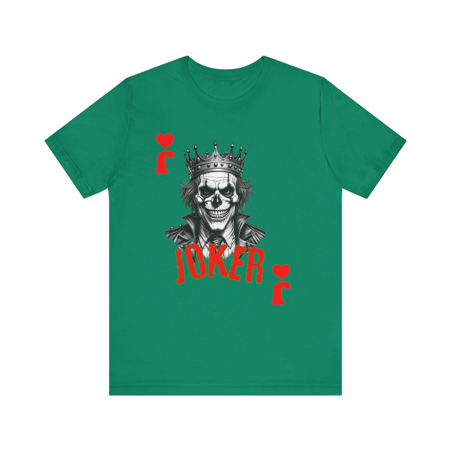 Joker Graphic Tee, Unisex T-Shirt for Fans, Casual Wear, Gift for Birthdays, Halloween Costume, Superhero Theme, Graphic Novel Style - Nineteen 29 Kustom