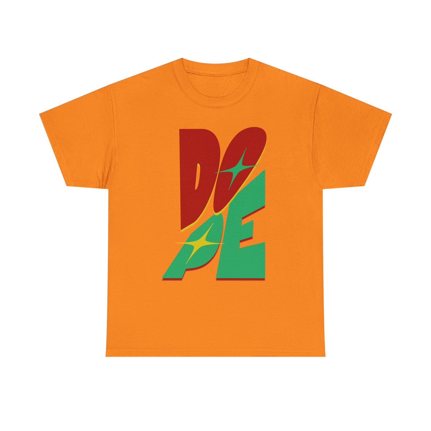 Dope Vibes Unisex Heavy Cotton Tee - Casual Streetwear, Graphic T-Shirt, Gift for Him, Gift for Her, Birthday Gift, Festival Wear - Nineteen 29 Kustom
