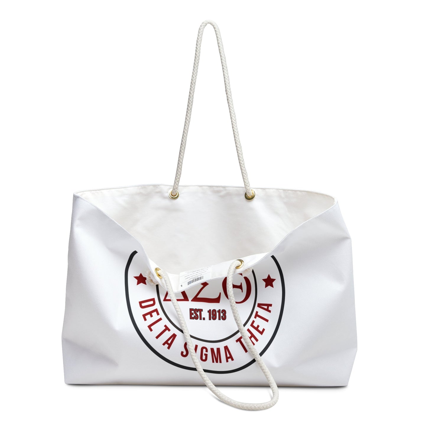 Delta Sigma Theta Sorority Weekender Bag, Travel Tote, Sisterhood Bag, Gift for Sorority Sisters, College Dorm Essentials Printify