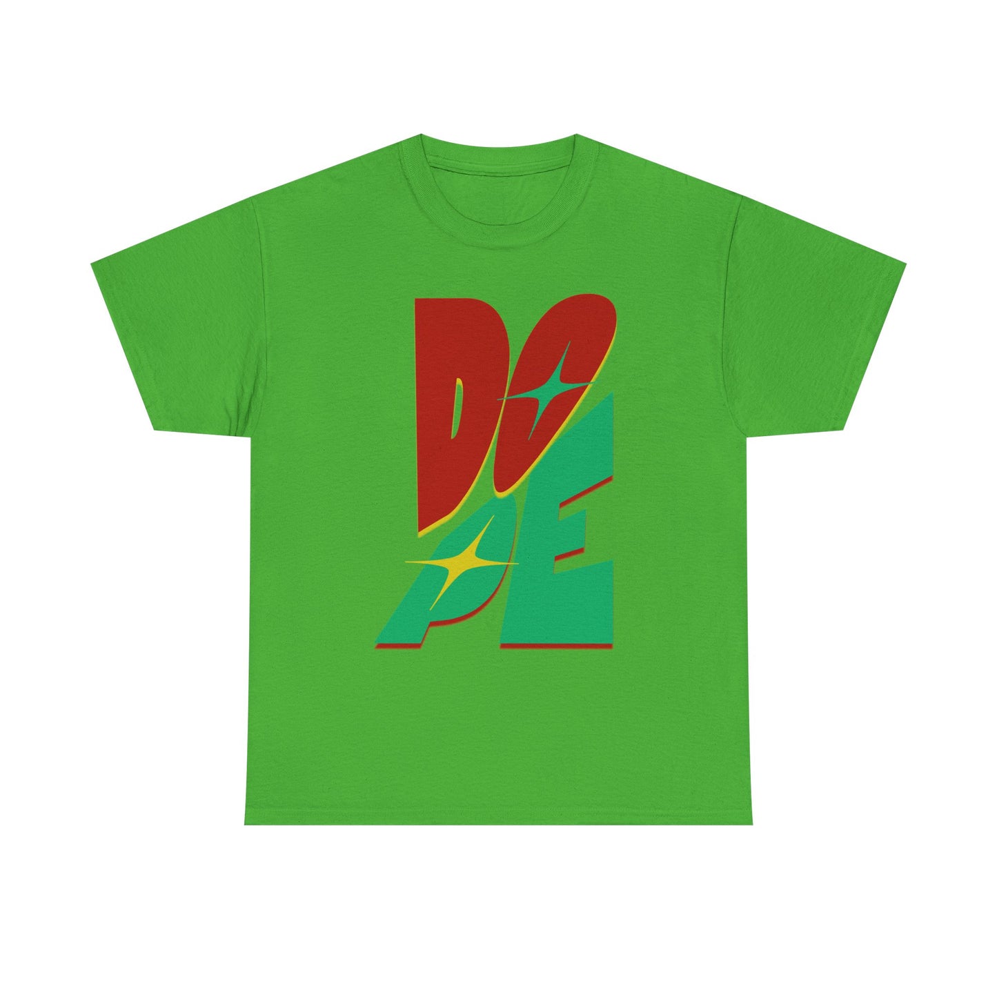 Dope Vibes Unisex Heavy Cotton Tee - Casual Streetwear, Graphic T-Shirt, Gift for Him, Gift for Her, Birthday Gift, Festival Wear - Nineteen 29 Kustom