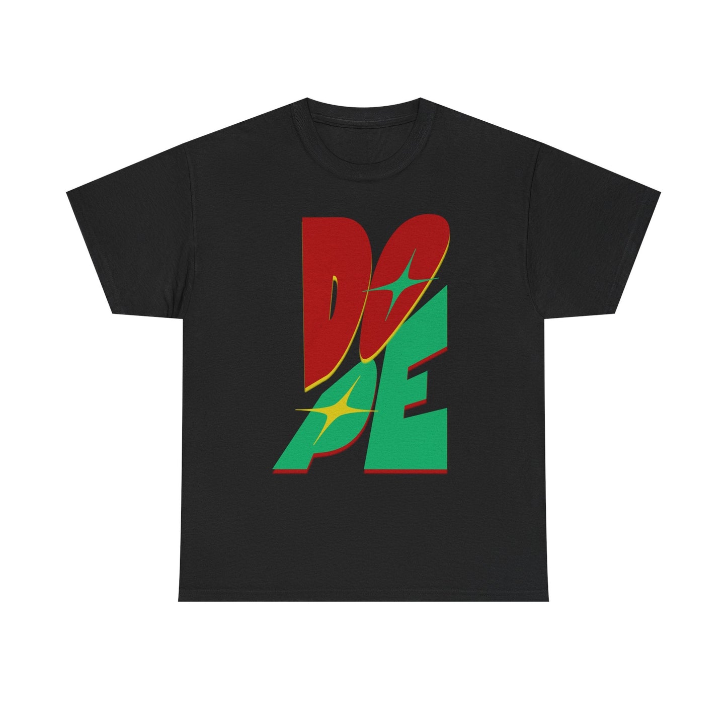 Dope Vibes Unisex Heavy Cotton Tee - Casual Streetwear, Graphic T-Shirt, Gift for Him, Gift for Her, Birthday Gift, Festival Wear Printify