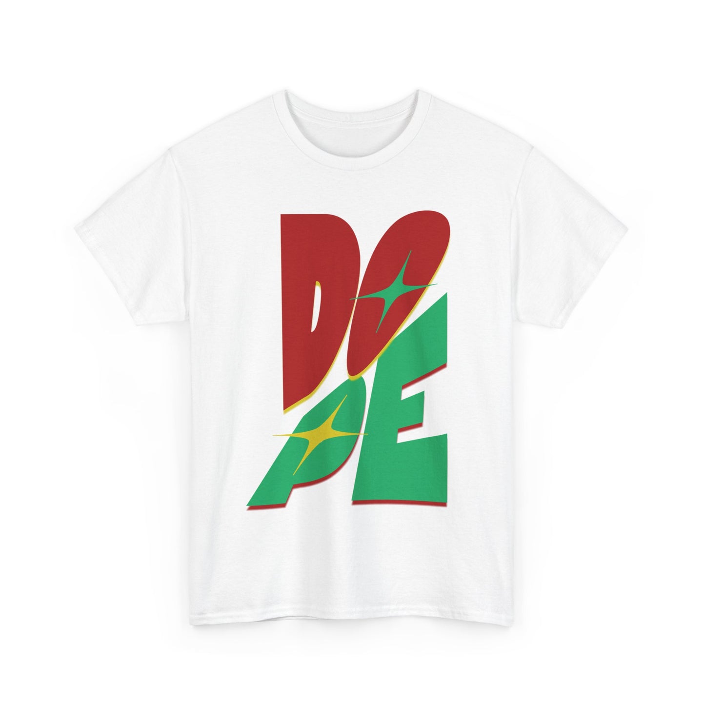 Dope Vibes Unisex Heavy Cotton Tee - Casual Streetwear, Graphic T-Shirt, Gift for Him, Gift for Her, Birthday Gift, Festival Wear - Nineteen 29 Kustom